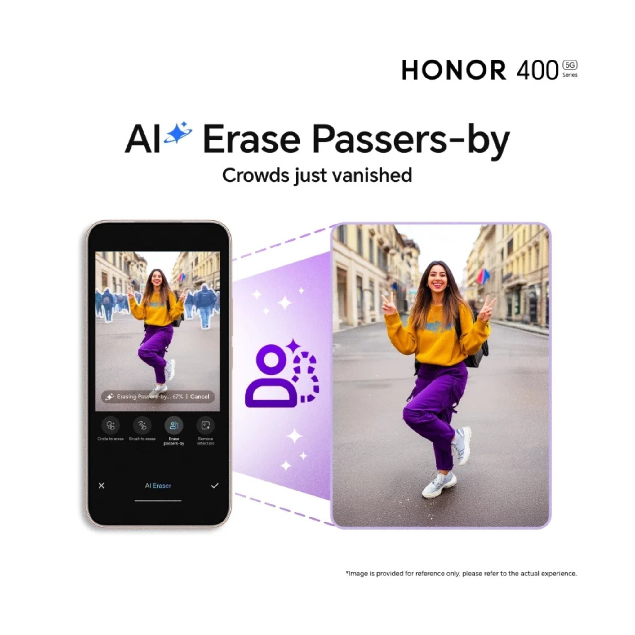 Honor 400  5G, Dual SIM 12GB RAM 256GB  - Middle East Version- Meteor Silver