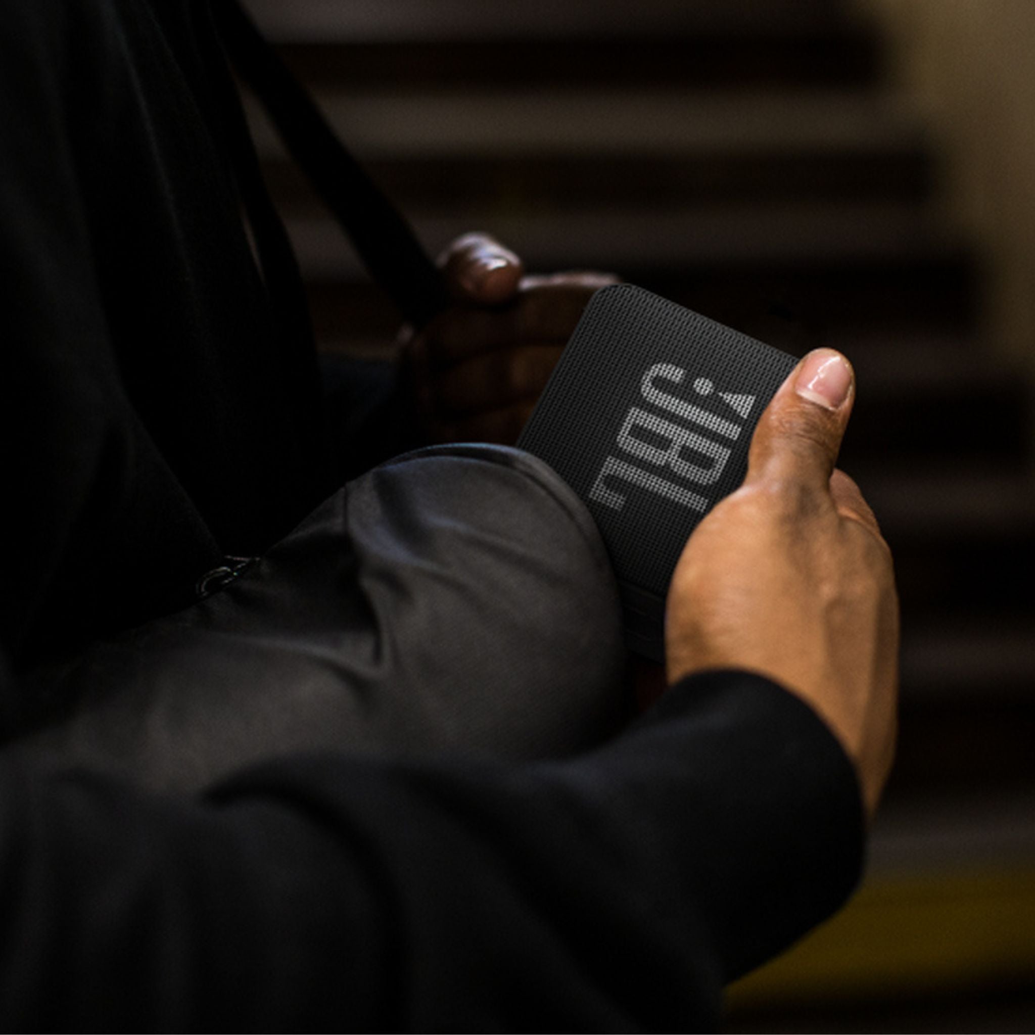 JBL Go Essential Portable Waterproof Speaker, Original JBL Pro Sound, Big Audio and Rich Bass, IPX7 Waterproof, Wireless Streaming, 5 Hours of Battery - Black