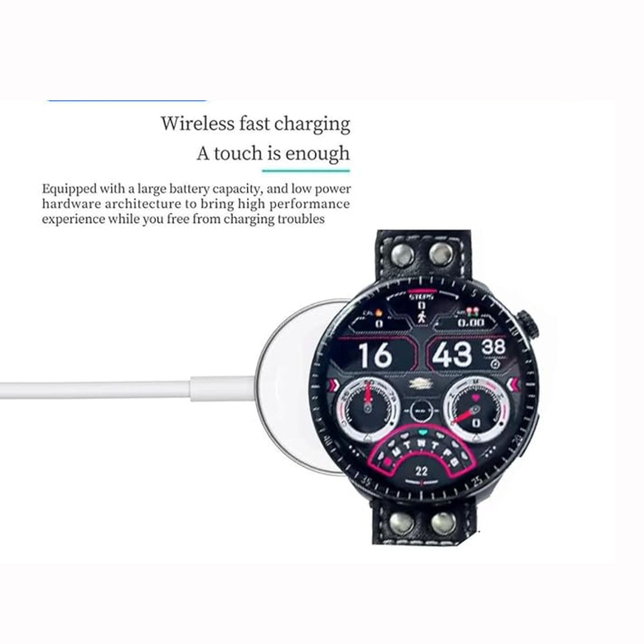 HainoTeko Germany (RW-40) SmartWatches For Men and Boys-Black