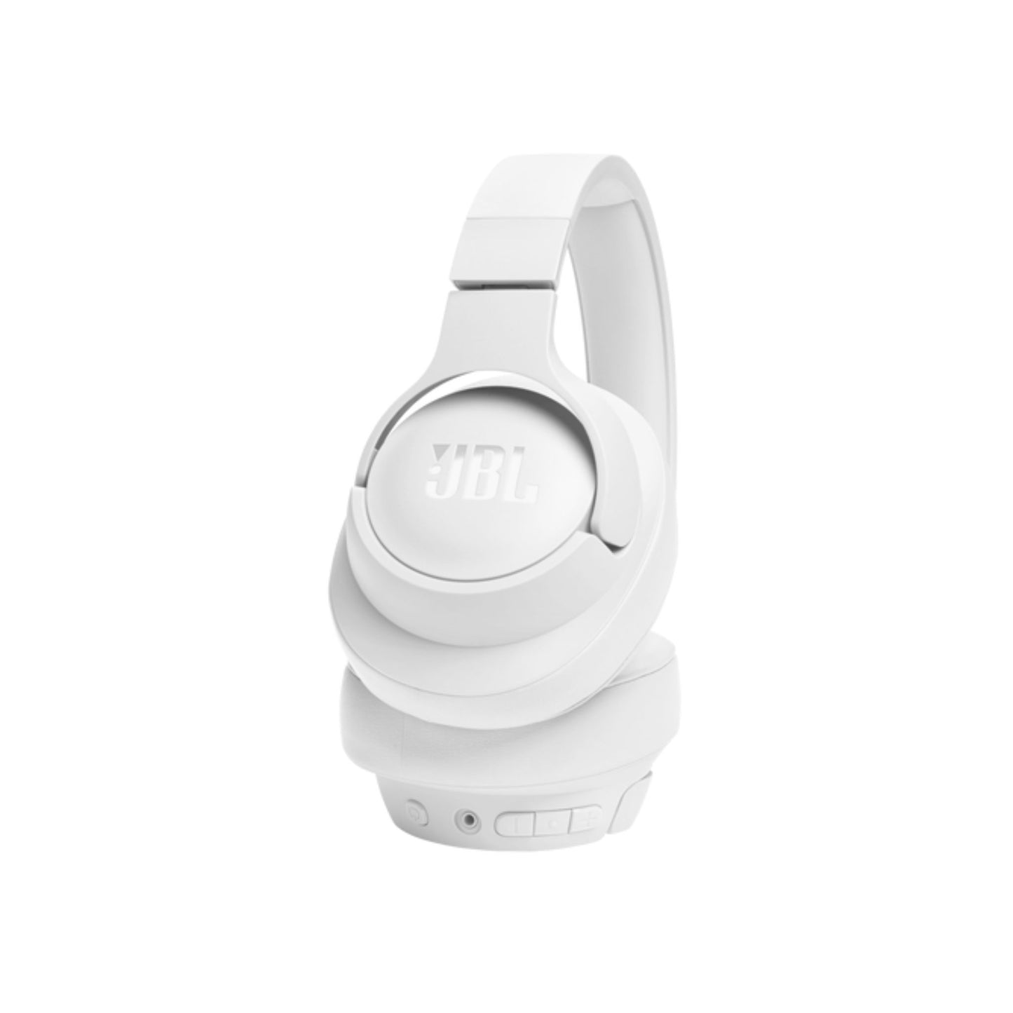 JBL Tune 720BT Wireless Over-Ear Headphones, Pure Bass Sound, Bluetooth 5.3, 76H Battery, Hands-Free Call, Multi-Point Connection, Foldable, Detachable Audio Cable- White