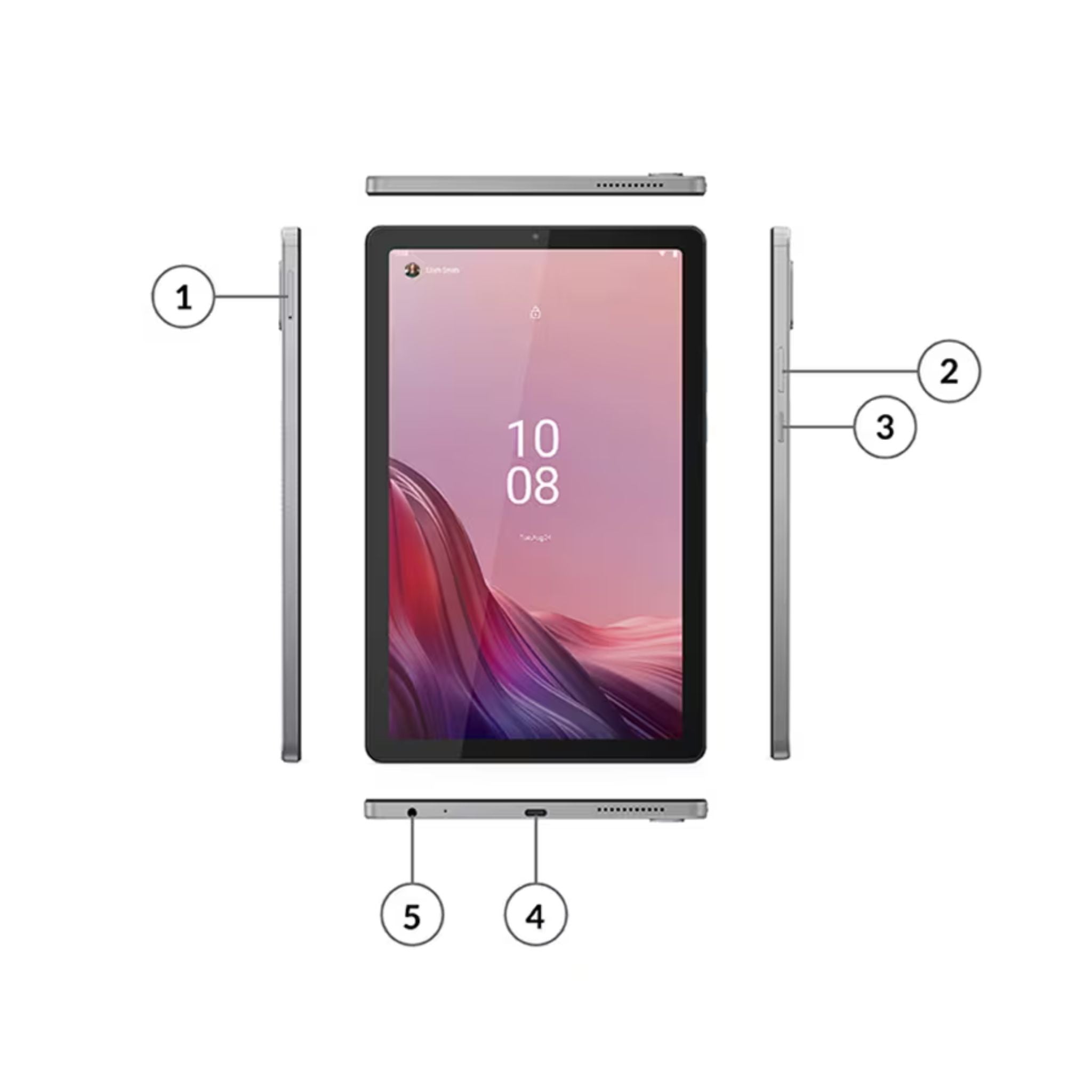 Lenovo Tab M9 9-inch  4GB RAM 64GB 4G - Middle East Version- Arctic Grey