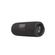 Black JBL speaker on a white background