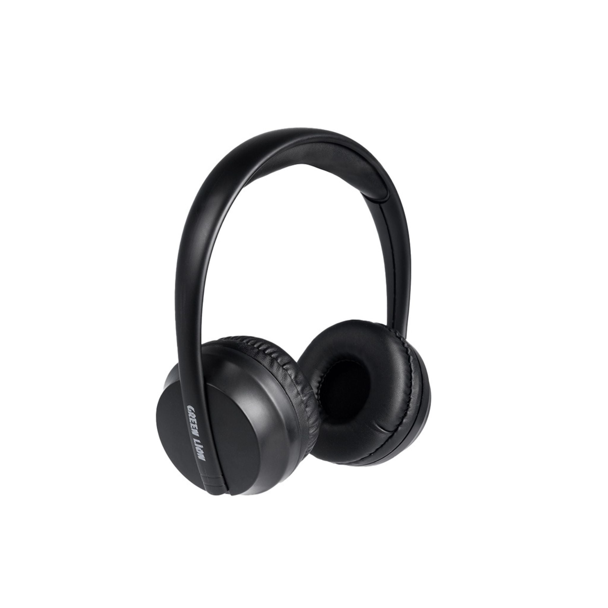 Green Lion Stamford Wireless Headphones, 20 Hours Working Time, 2 Hours Charging Time, 10m Working Distance, 200mAh Earphone Capacity, Built-in Microphone - Black