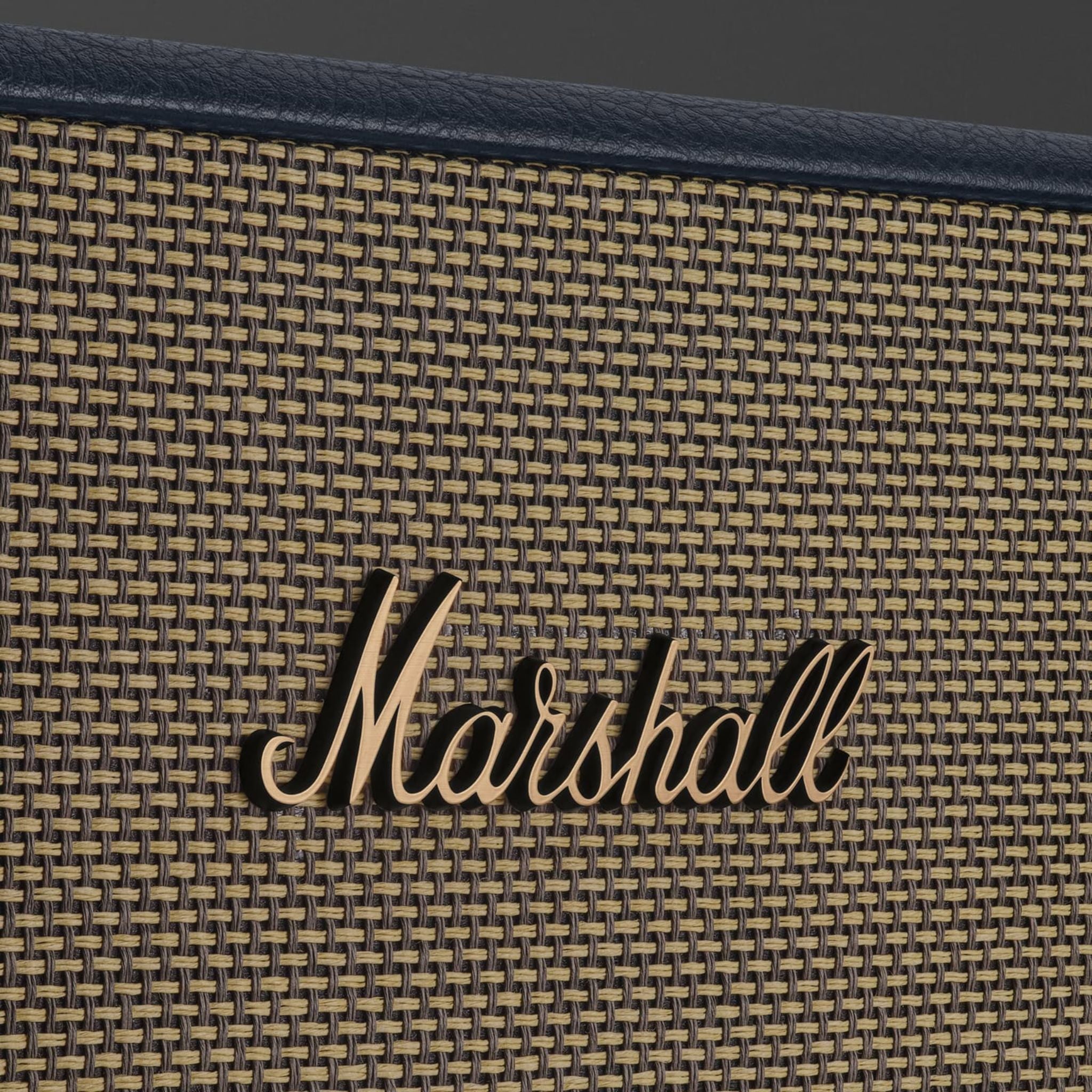 Marshall Acton III Wireless Bluetooth Stereo Speaker with Bluetooth Version 5.2, 2 Hours Charging Time, 32 Hours Play Time, Fast Charging, Water Resistant, USB-C Charging Port - Blue