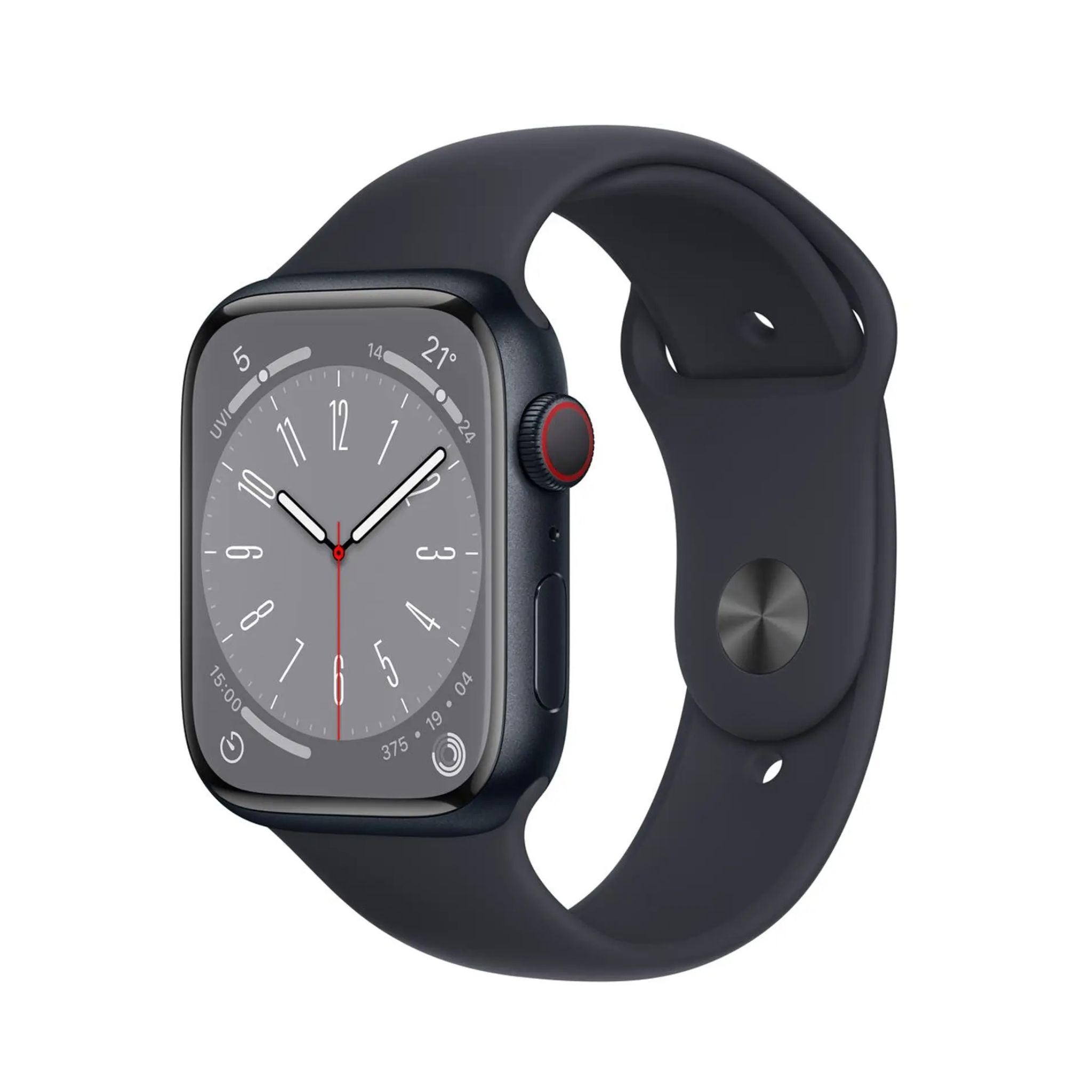 Apple Watch Series 8 GPS + Cellular 41mm Midnight Aluminium Case Midnight Sport Band