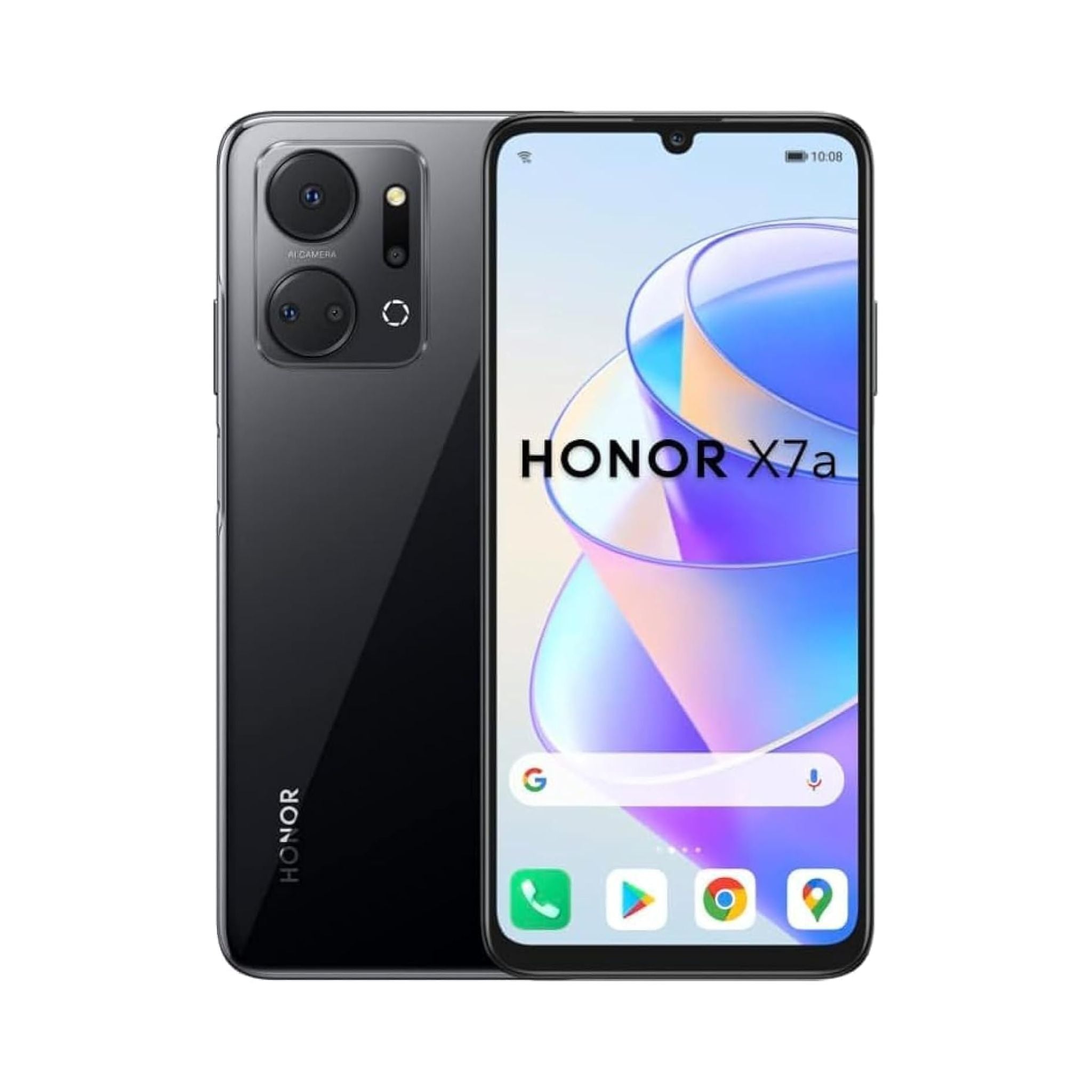 Honor X7a 4G, Dual Sim 6GB RAM 128GB LTE - International Version- Midnight Black