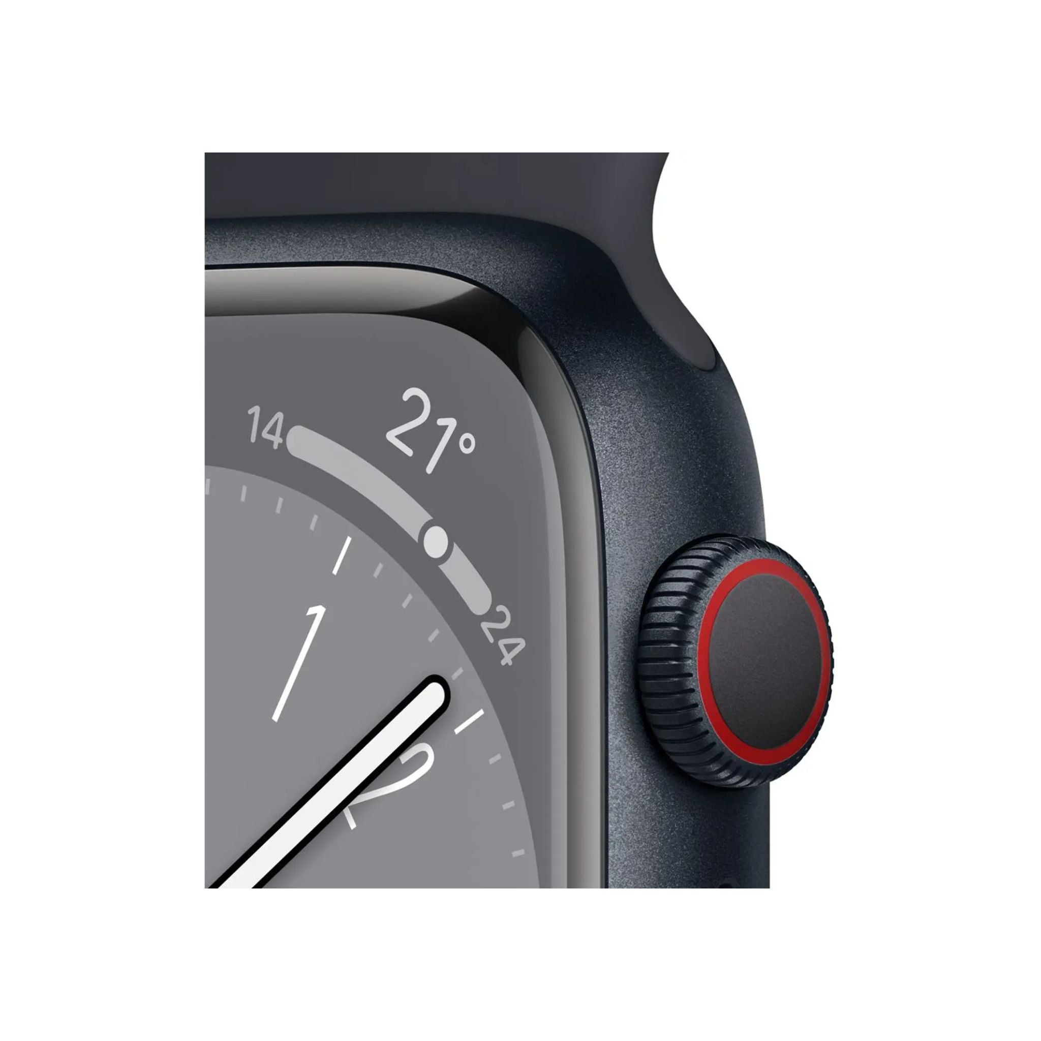 Apple Watch Series 8 GPS + Cellular 41mm Midnight Aluminium Case Midnight Sport Band