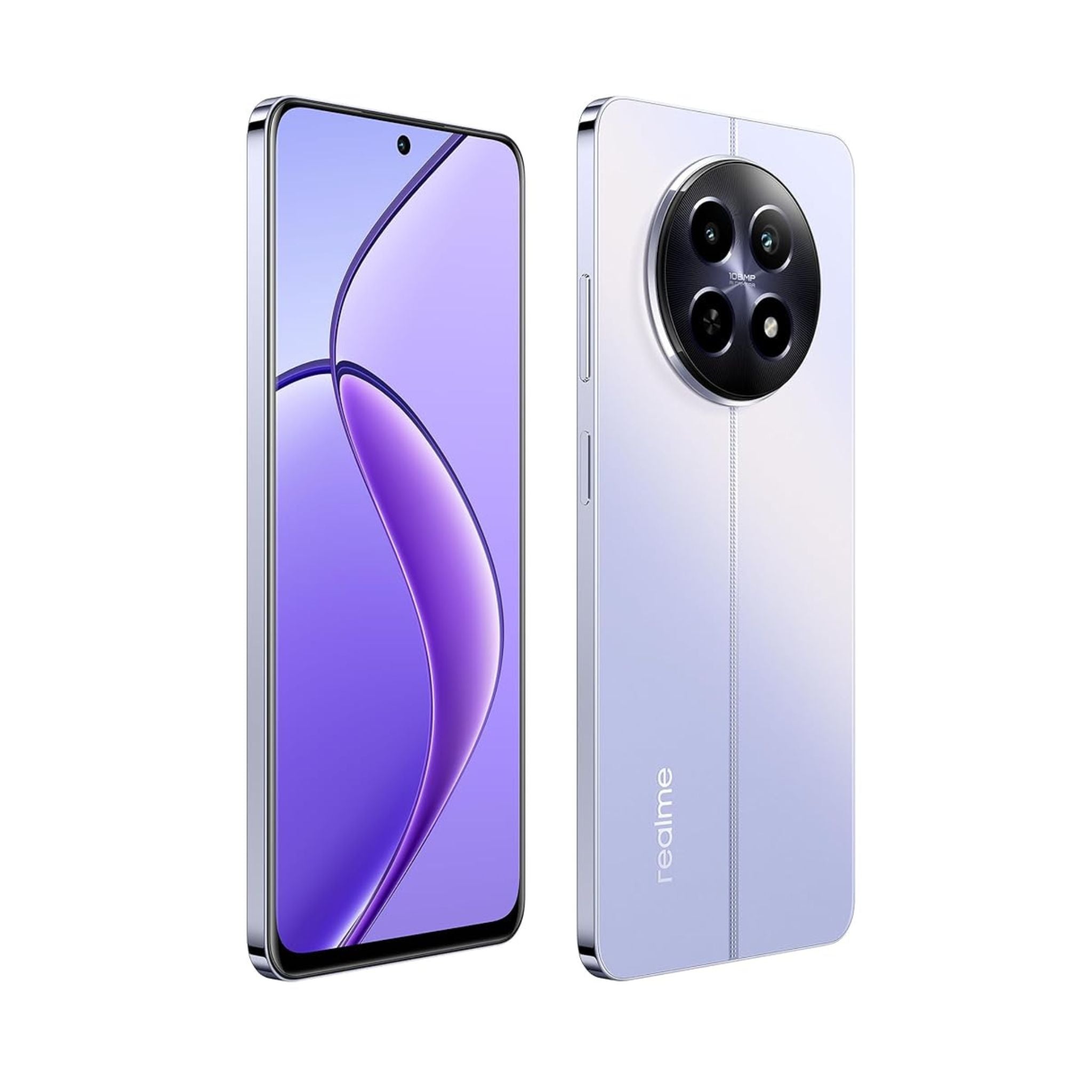 Realme 12 5G Mobile Phone, 6.72" FHD+ Sunlight Display, Dimensity 6100+ Chipset, 8GB RAM,512GB ROM, 108MP 3X Zoom Portrait Camera, Middle East Version- Twilight Purple