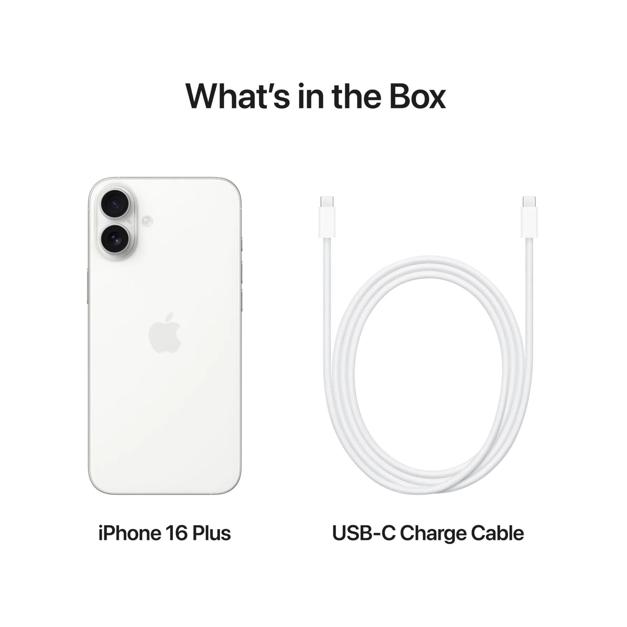 Apple iPhone 16 Plus (256 GB) - White (TDRA)