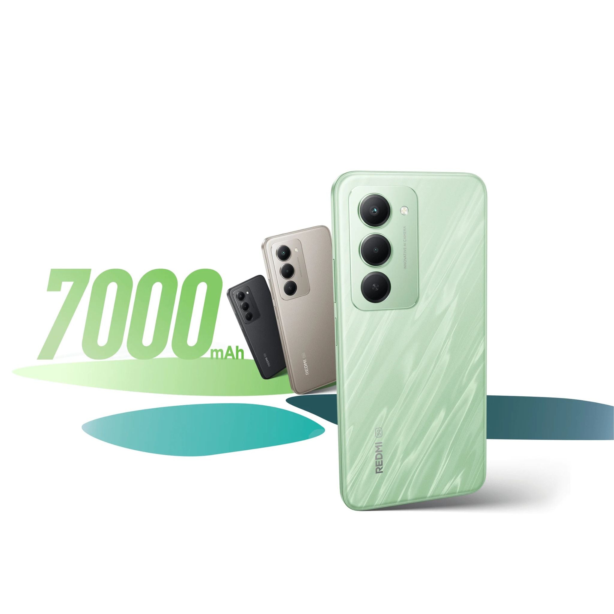 Xiaomi Redmi 15 5G, Dual SIM 8GB RAM 256GB - Global Version- Ripple Green
