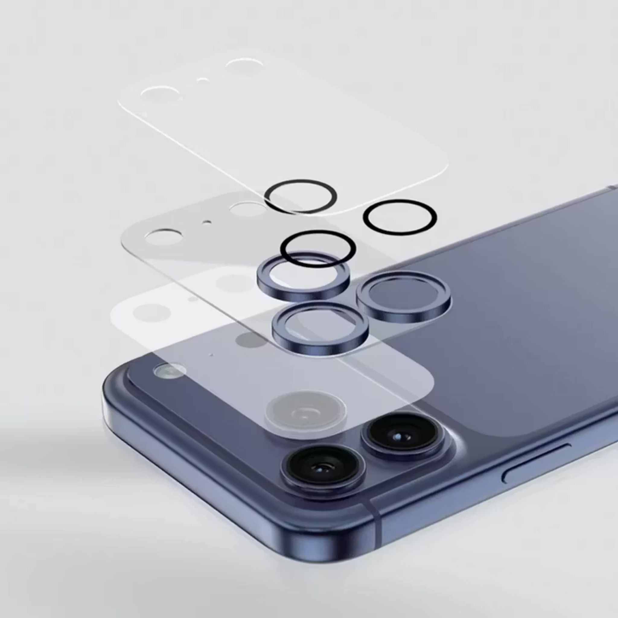 Green Lion Kanzen Camera Lens for iPhone 17 Pro Max, 9H Hardness, Easy to Apply, Anti Fingerprint, Bubble Free, Full Coverage, Ultra Clear Shooting, Impact Resistant, Ultra-Thin Base - Blue