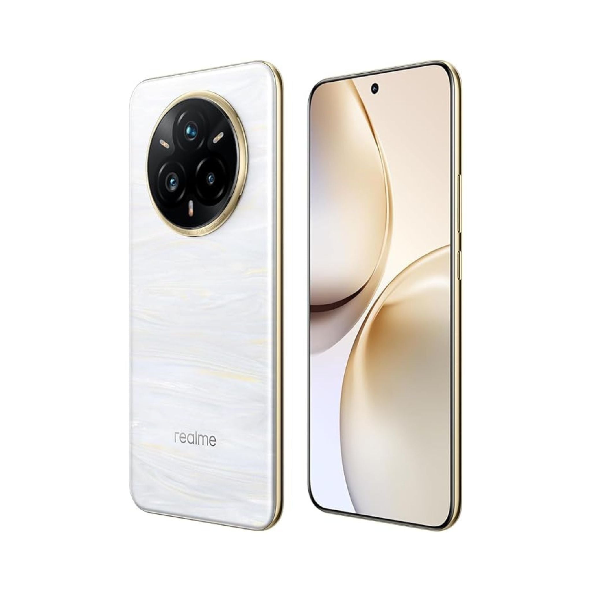 Realme 14 Pro+ 5G, AI Dual SIM 12GB RAM 512GB- International Version- Pearl White