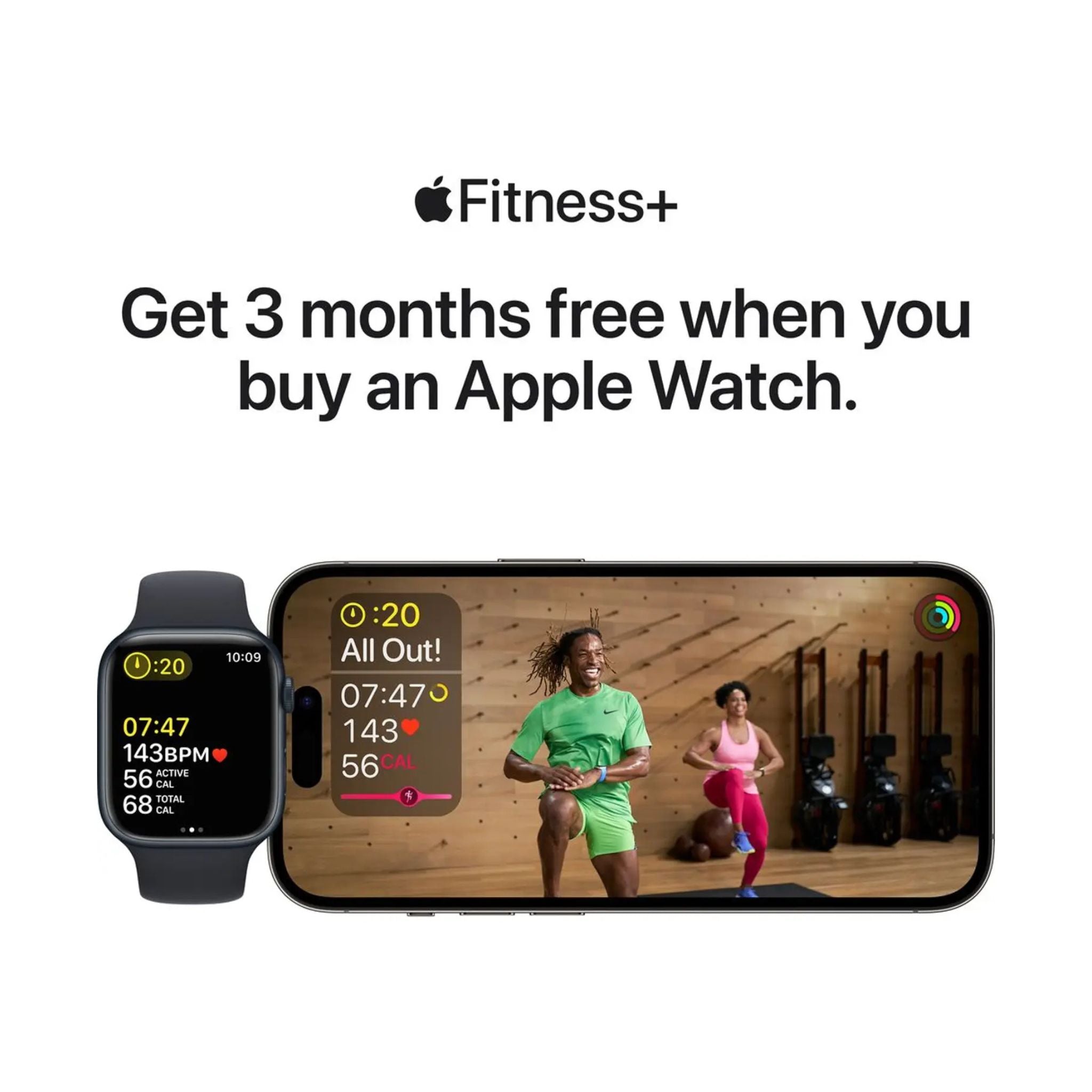 Apple Watch Series 8 GPS + Cellular 41mm Midnight Aluminium Case Midnight Sport Band