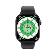 Green Lion Communicate Lite 42mm Smart Watch – 1.85" IPS Display, 230mAh Battery, 2–3 Days Use, 10-Day Standby, Bluetooth 3.0+5.4, Wireless Charging, Double Tap, Dynamic Island, Always-On Display, 500+ Watch Faces – Black