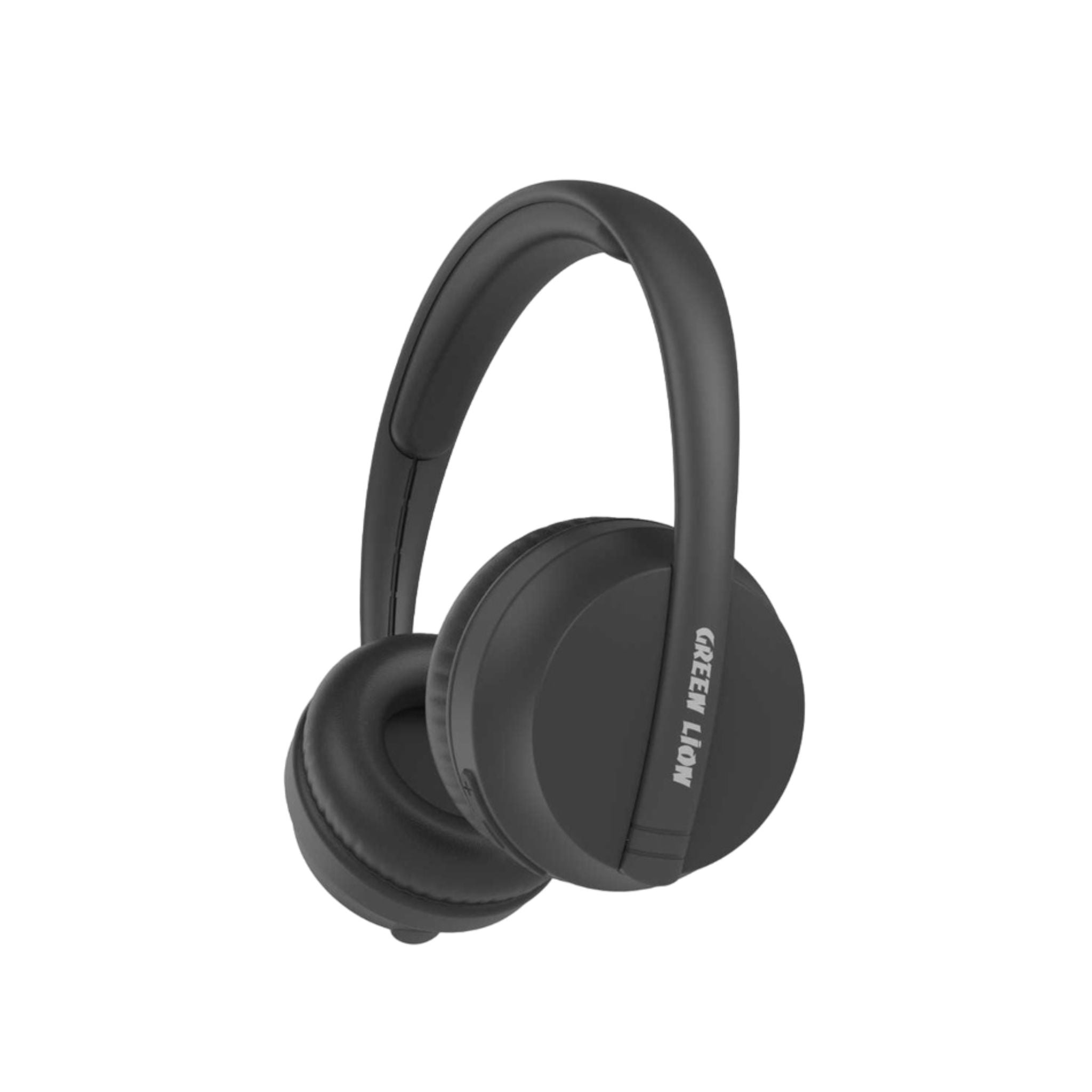 Green Lion Stamford Wireless Headphones, 20 Hours Working Time, 2 Hours Charging Time, 10m Working Distance, 200mAh Earphone Capacity, Built-in Microphone - Black