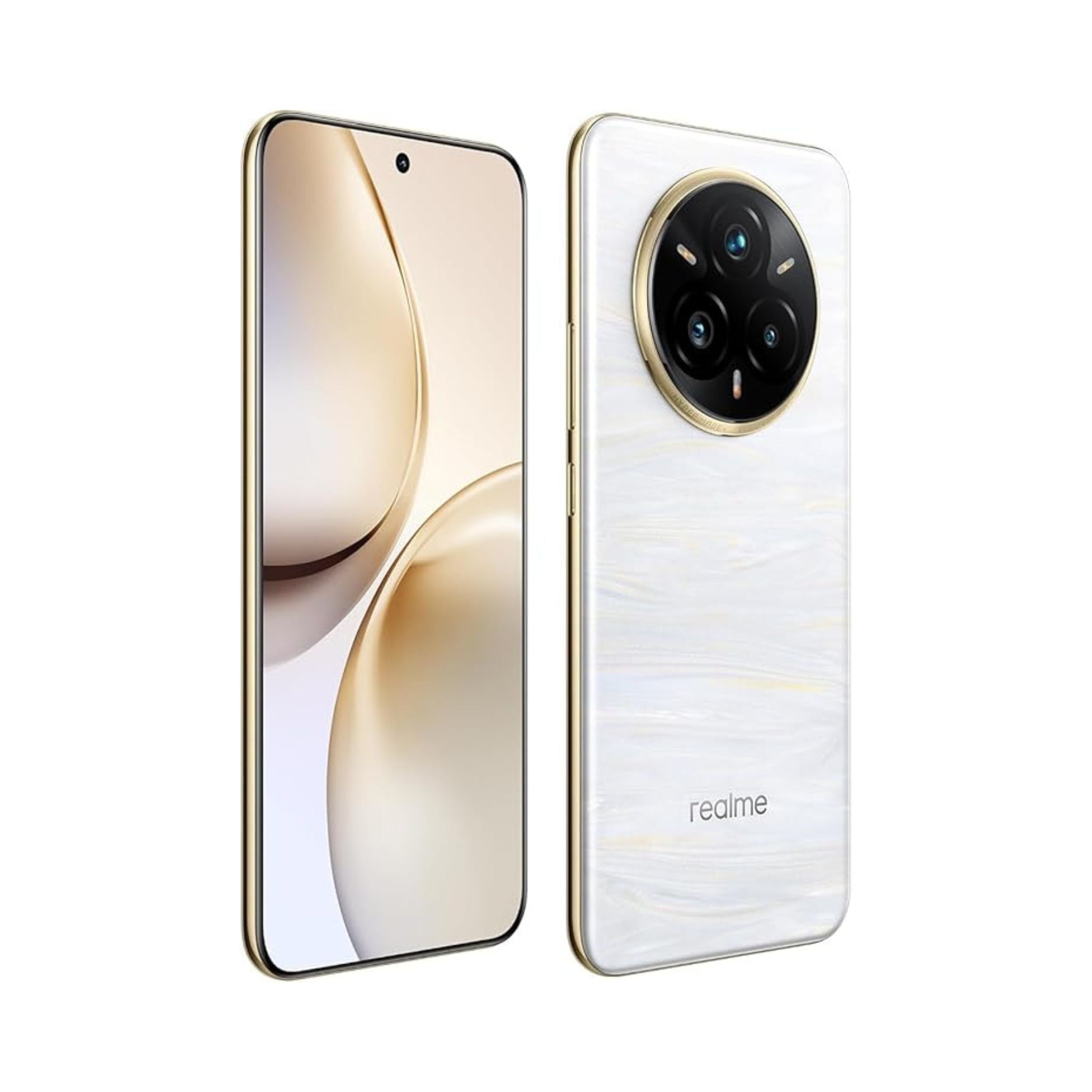 Realme 14 Pro+ 5G, AI Dual SIM 12GB RAM 512GB- International Version- Pearl White