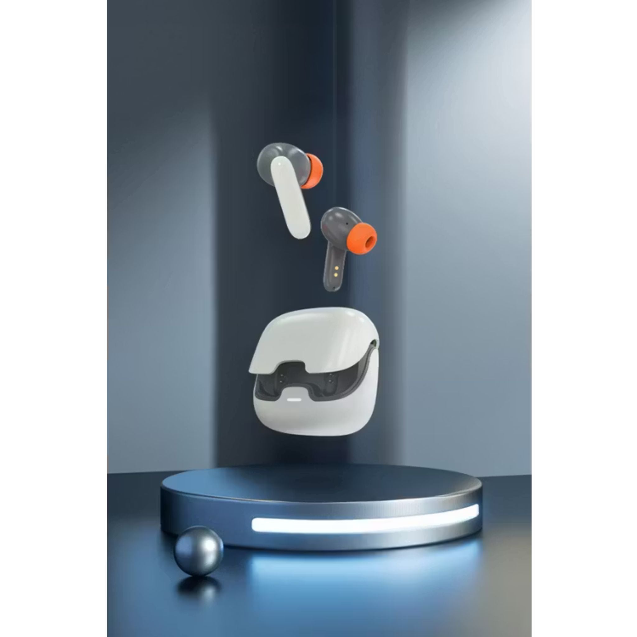 Green Lion Florence True Wireless Earbuds with Touch Control, Low Latency Mode, Voice Assistant, Quad-Microphone with ENC Technology, Gaming Mode, Up to 6 Hours Play Time, 100 Hours Standby Time, Type-C Charging Port, Above 10m Transmission Range