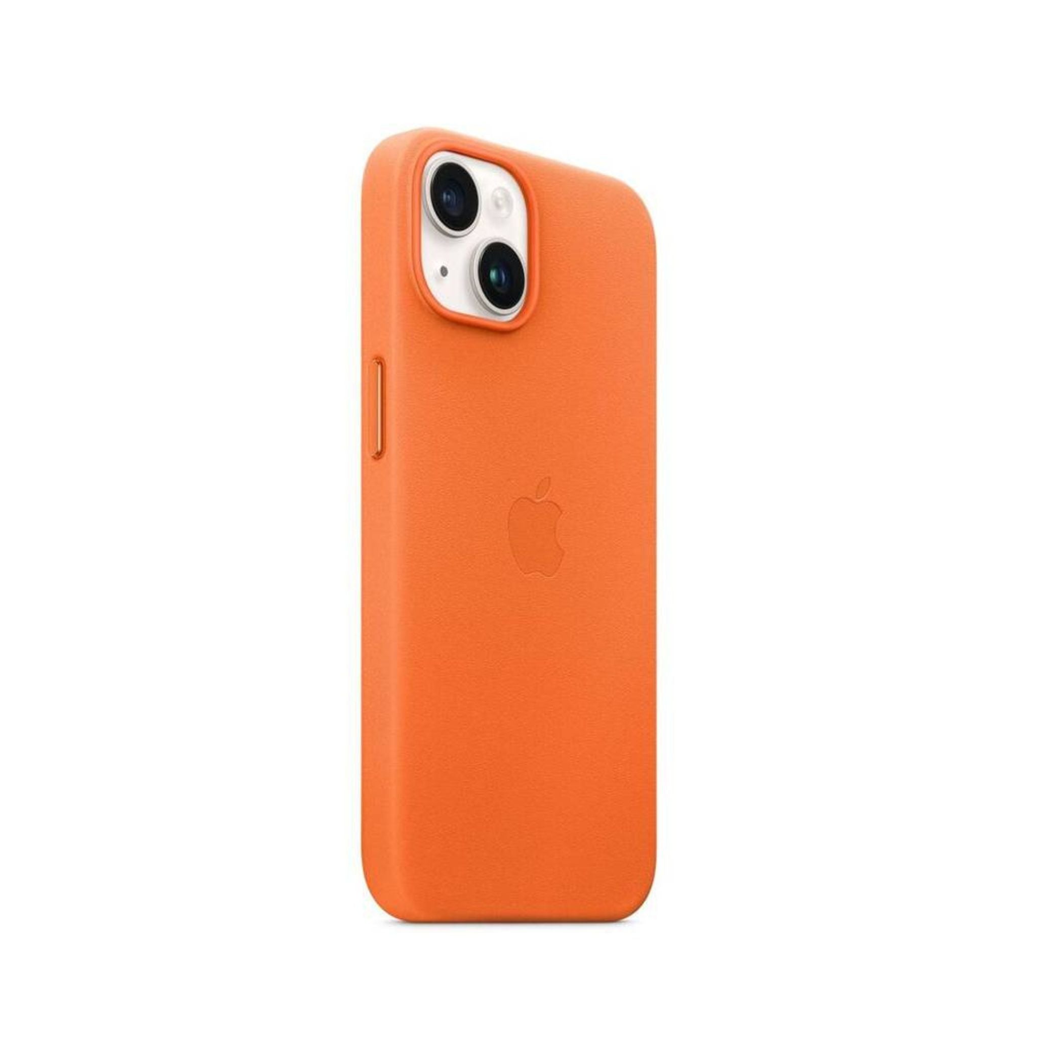 APPLE iPhone 14 Leather Case with MagSafe- Orange