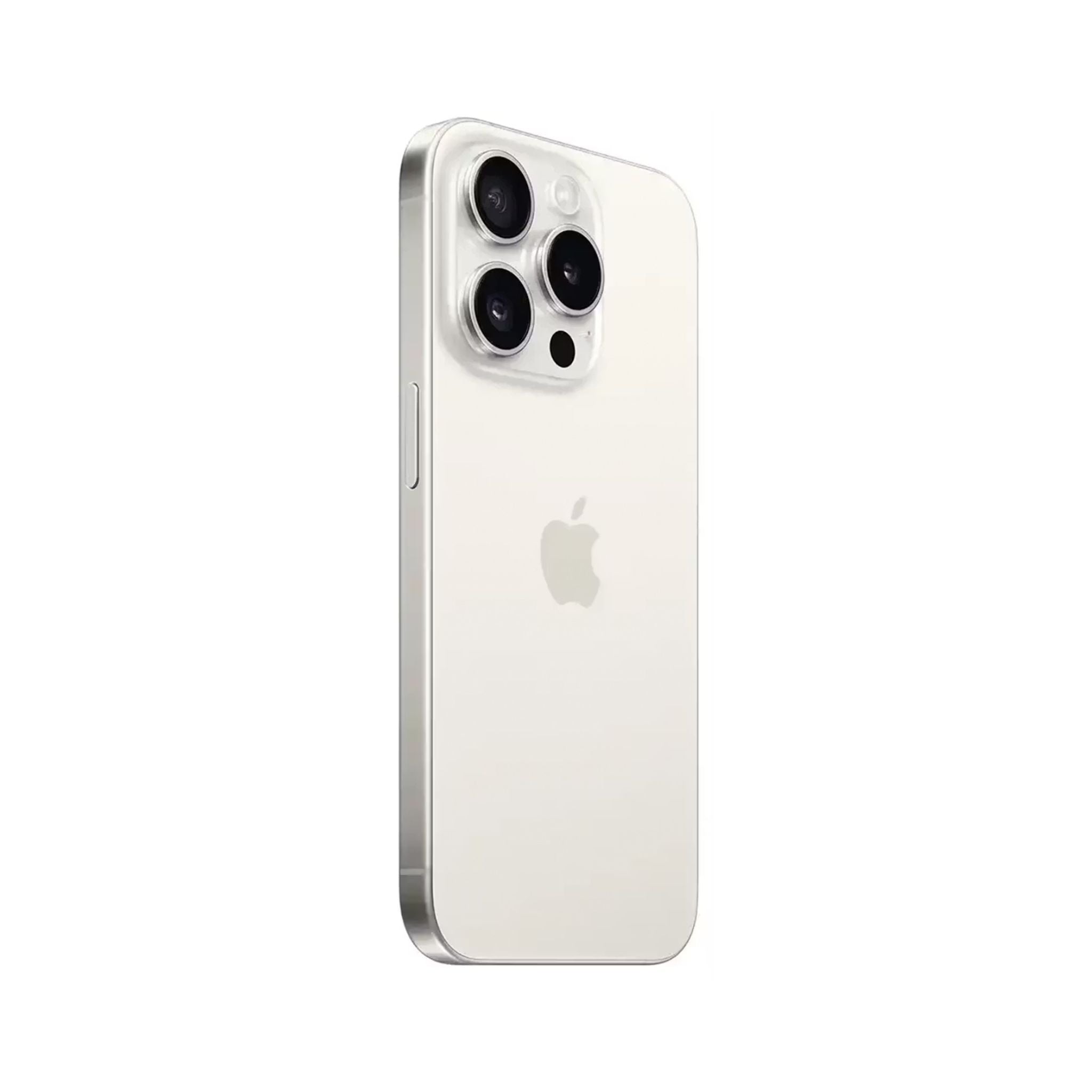 Apple iPhone 15 Pro with 128GB Capacity, 6.1-inch Screen Size, Dual eSIM, 48MP Camera Resolution, A17 Bionic Chip, USB-C Connector Type, 5G Network Technology, Splash, Water & Dust Resistant - White Titanium