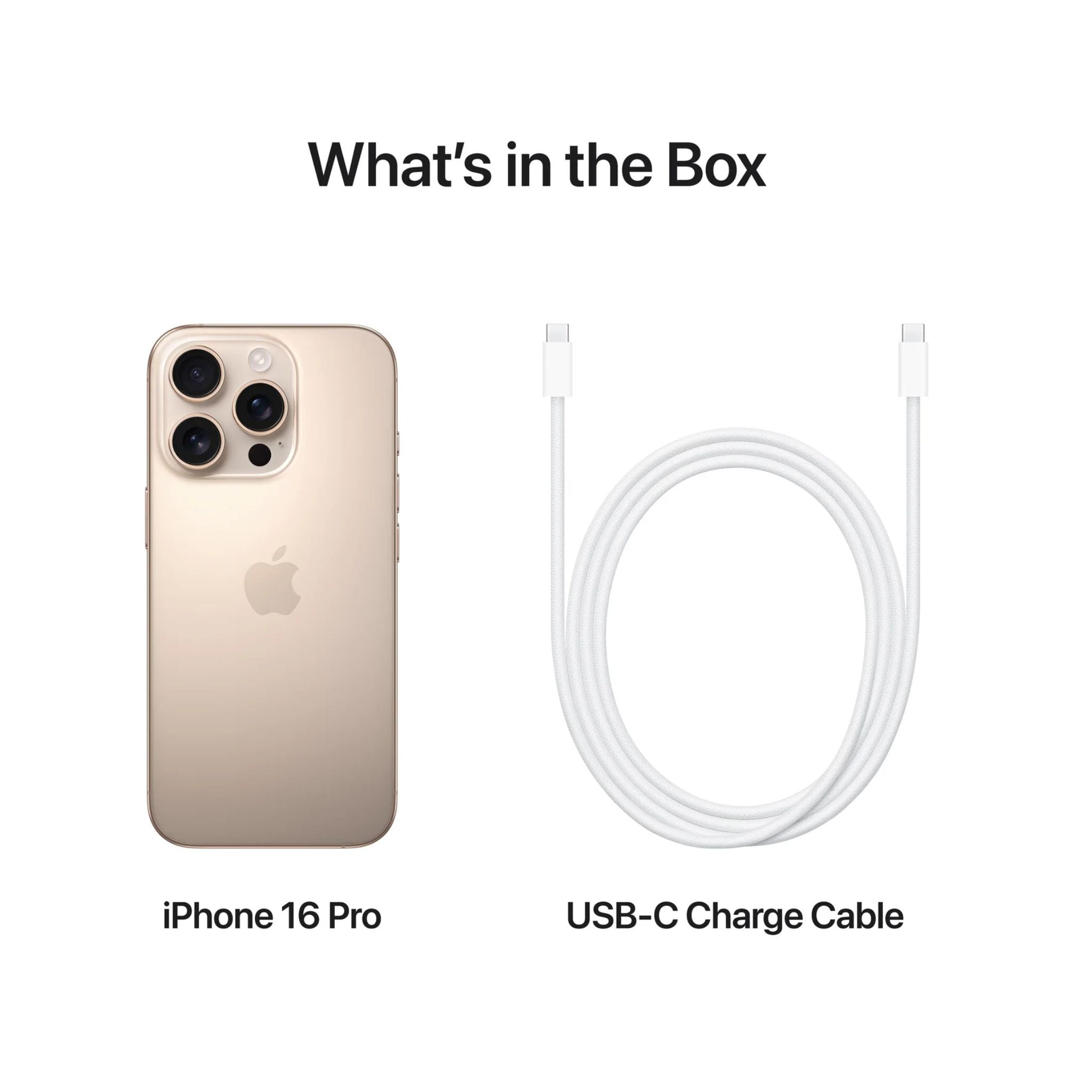 Apple iPhone 16 Pro (128 GB) - Desert Titanium