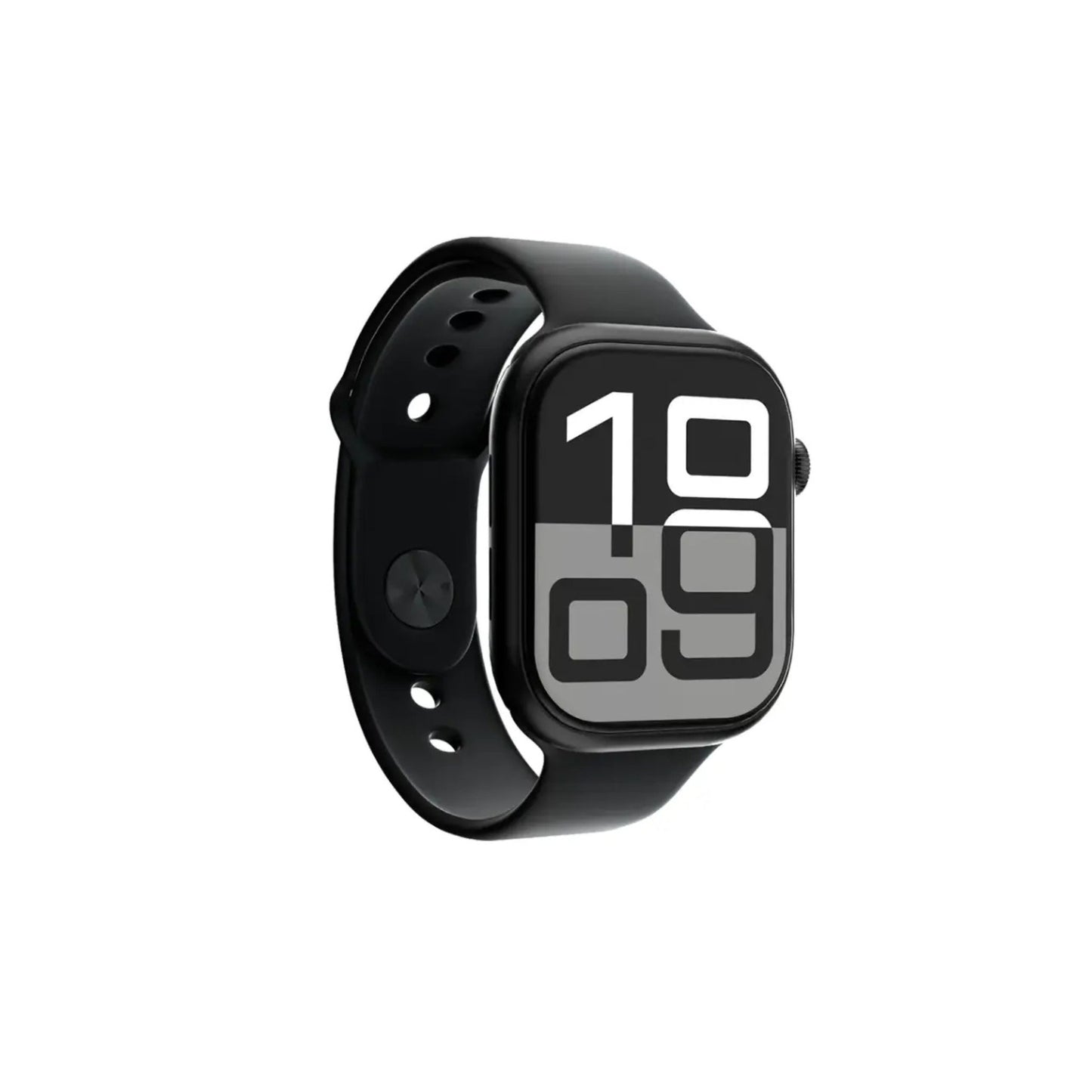 Green Lion Active SE 46 Smart Watch- Jet Black & Black Strap