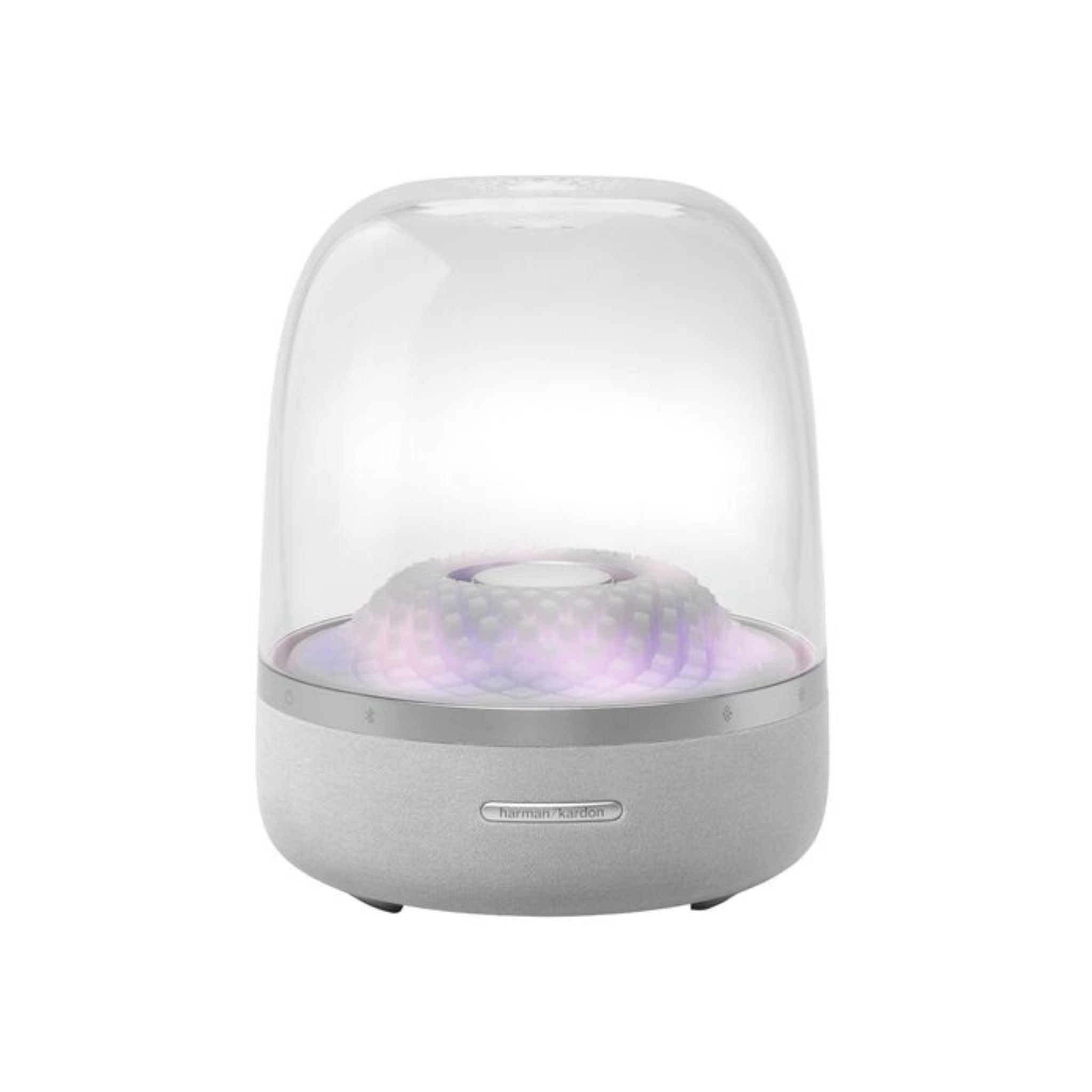 Humidifier with a glass cover on a white background