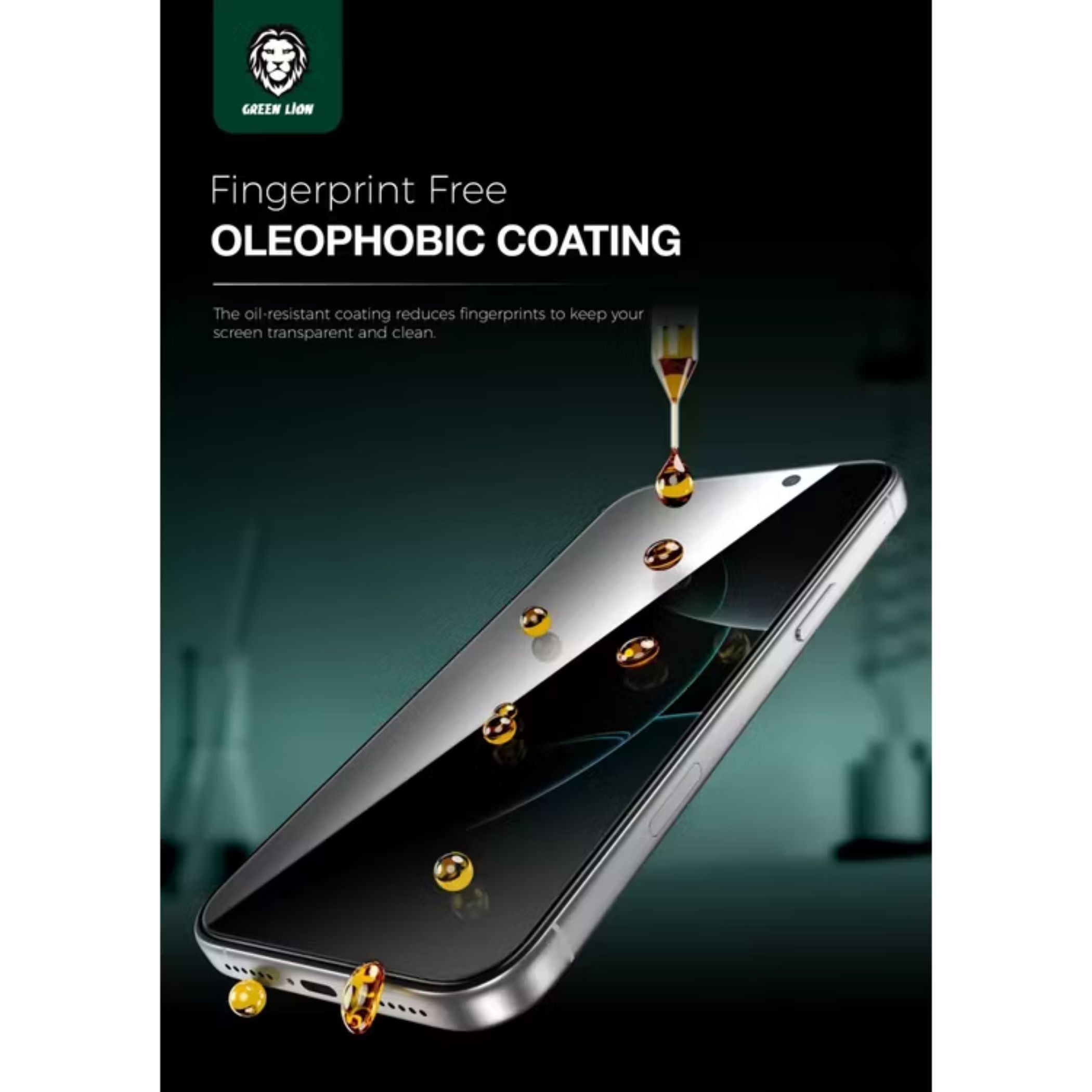 Green Lion 9H Steve Privacy Screen Protector for iPhone 17 Pro Max, Anti-Peeping Glass, 9H Item Hardness, Crystal Clear, Highly Responsive, Privacy Protection, Anti-Fingerprint, Anti-Scratch, Oleophobic Coating, Ultra-Thin - Black