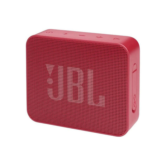 JBL Go Essential Portable Waterproof Speaker, Original JBL Pro Sound, Big Audio and Rich Bass, IPX7 Waterproof, Wireless Streaming, 5 Hours of Battery - Red