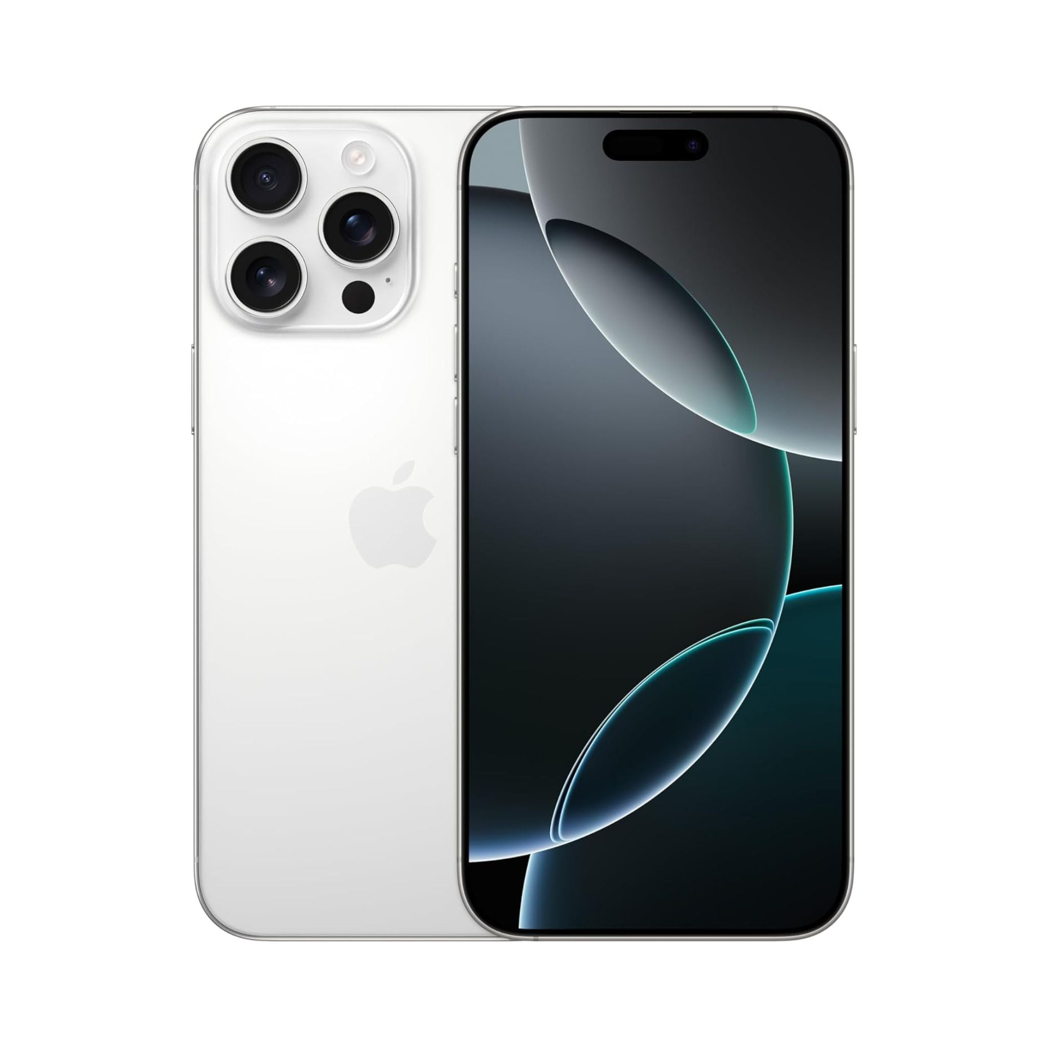 Apple iPhone 16 Pro Max 256GB Smartphone with 6.9-Inch OLED Display, A18 Pro Chip, Dual Physical SIM Support, Triple 48MP Pro Camera System, 5G Connectivity, and USB-C Charging-White Titanium (Hong Kong/Singapore (ZA) version)