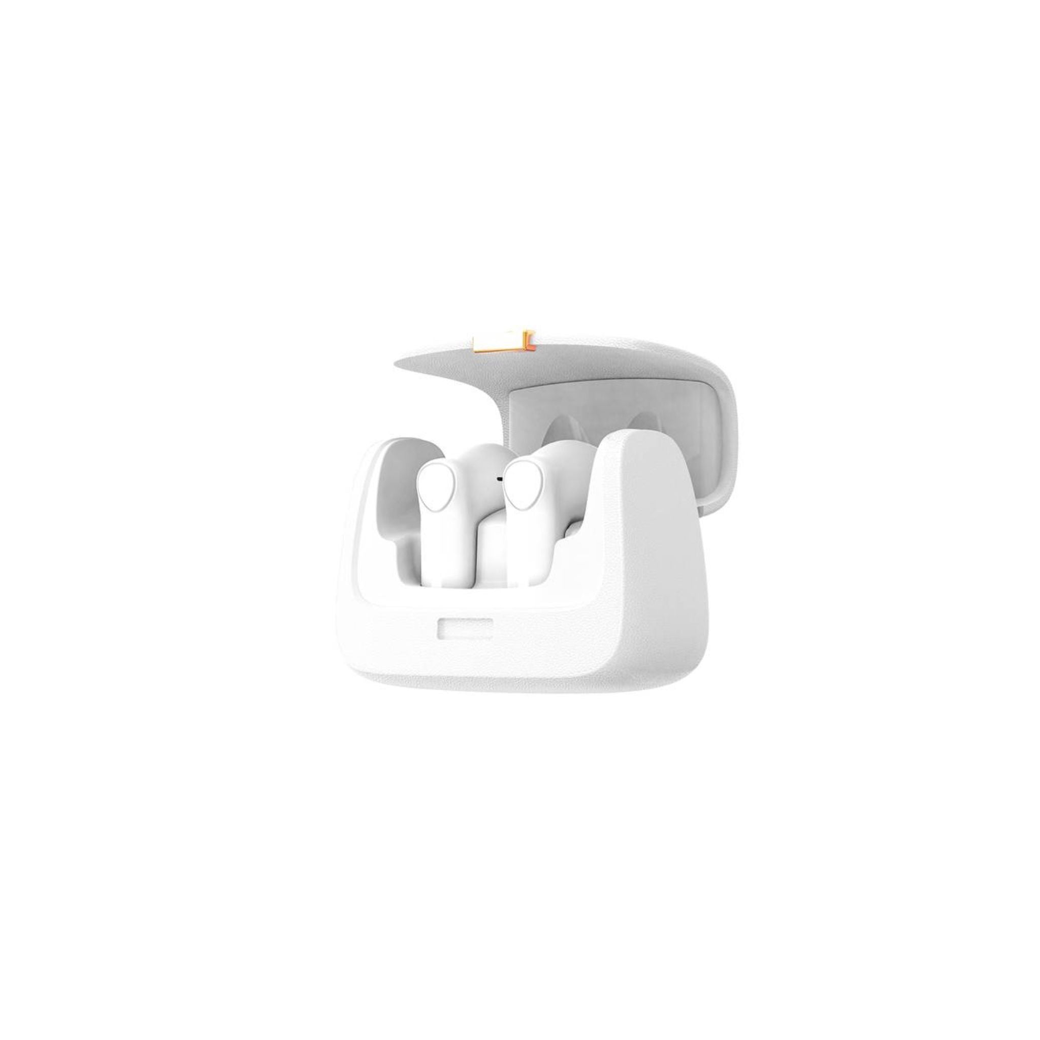 Green Lion Queen's Mini Bag Style True Wireless Earbuds, JL6983 Chipset, Bluetooth Version 5.3, Up to 15 m Bluetooth Range, 5 Hours Playtime, Up to 16 Hours with Charging Case, 300 mAh Charging Case Battery, IPX4 Water Resistance Level - White