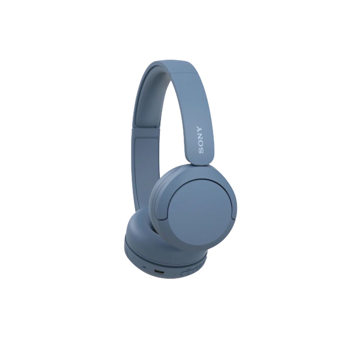 Sony WH-CH520 Wireless Headphones, 50 hours battery life, Clearer hands-free calling, Multipoint Connection, On-ear style_Blue