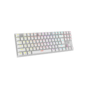 Unleash your gaming potential with the Porodo Gaming TKL Mechanical Keyboard, which opens up to 12 different modes for lighting.