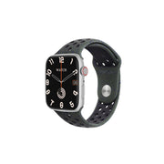 Ultimate Smart Watch with Bedside Lamp Mode, Heart Rate & Sleep Monitoring, 2.01" Screen, 10 Days Standby Time, ChatGPT Support, Double Tap Function - Silver