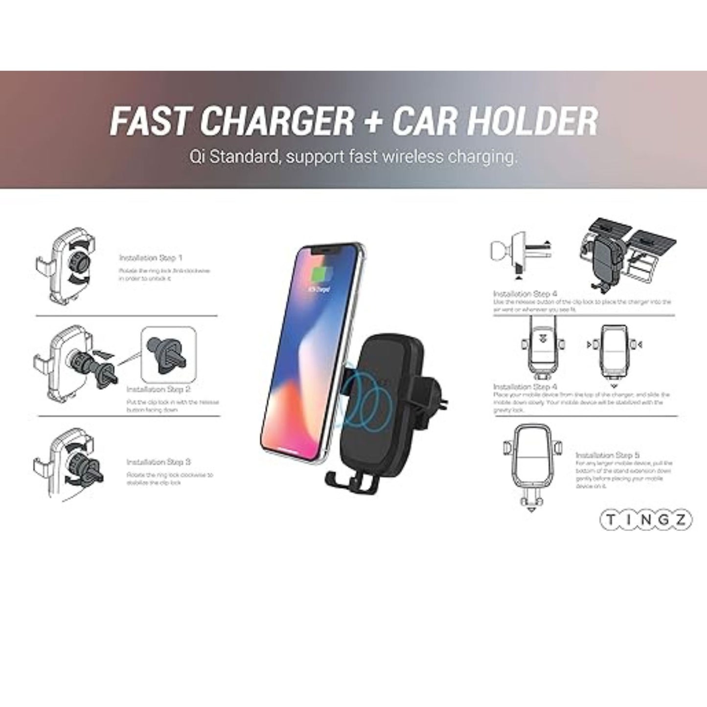 Tingz Car Wireless Charger