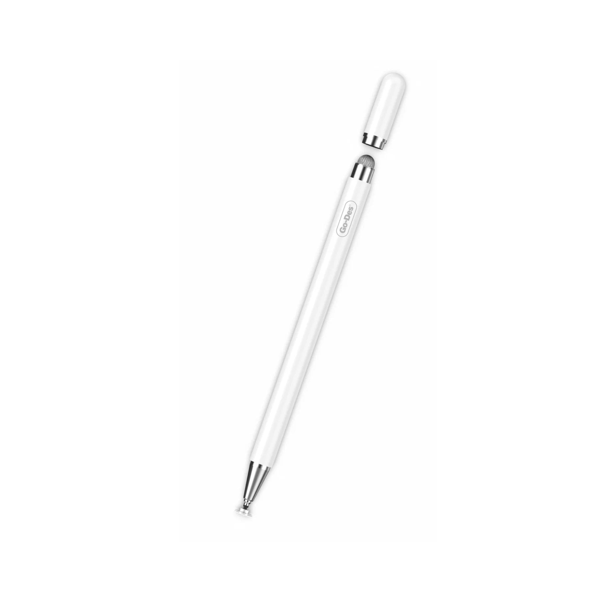 Go-Des 2-in-1 Universal Capacitive Stylus Pen Dual-Ended Magnetic Touchscreen Pencil with Extra Nib No Charging Required