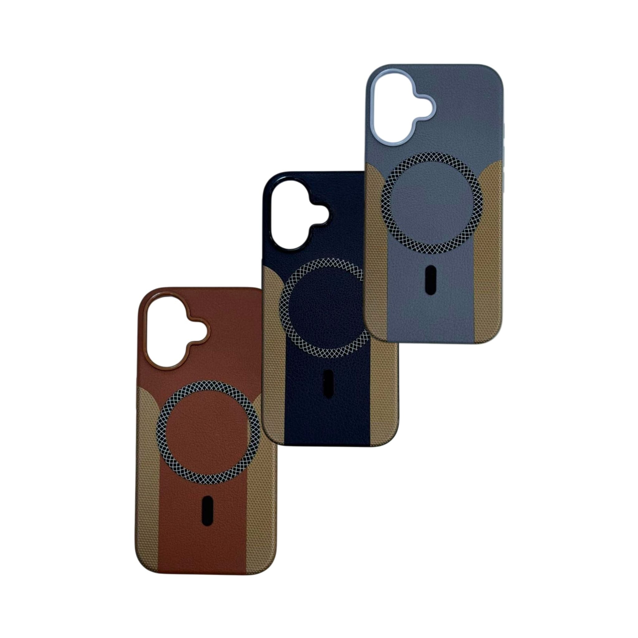 Maxora iPhone 16 Leather Case Magsafe