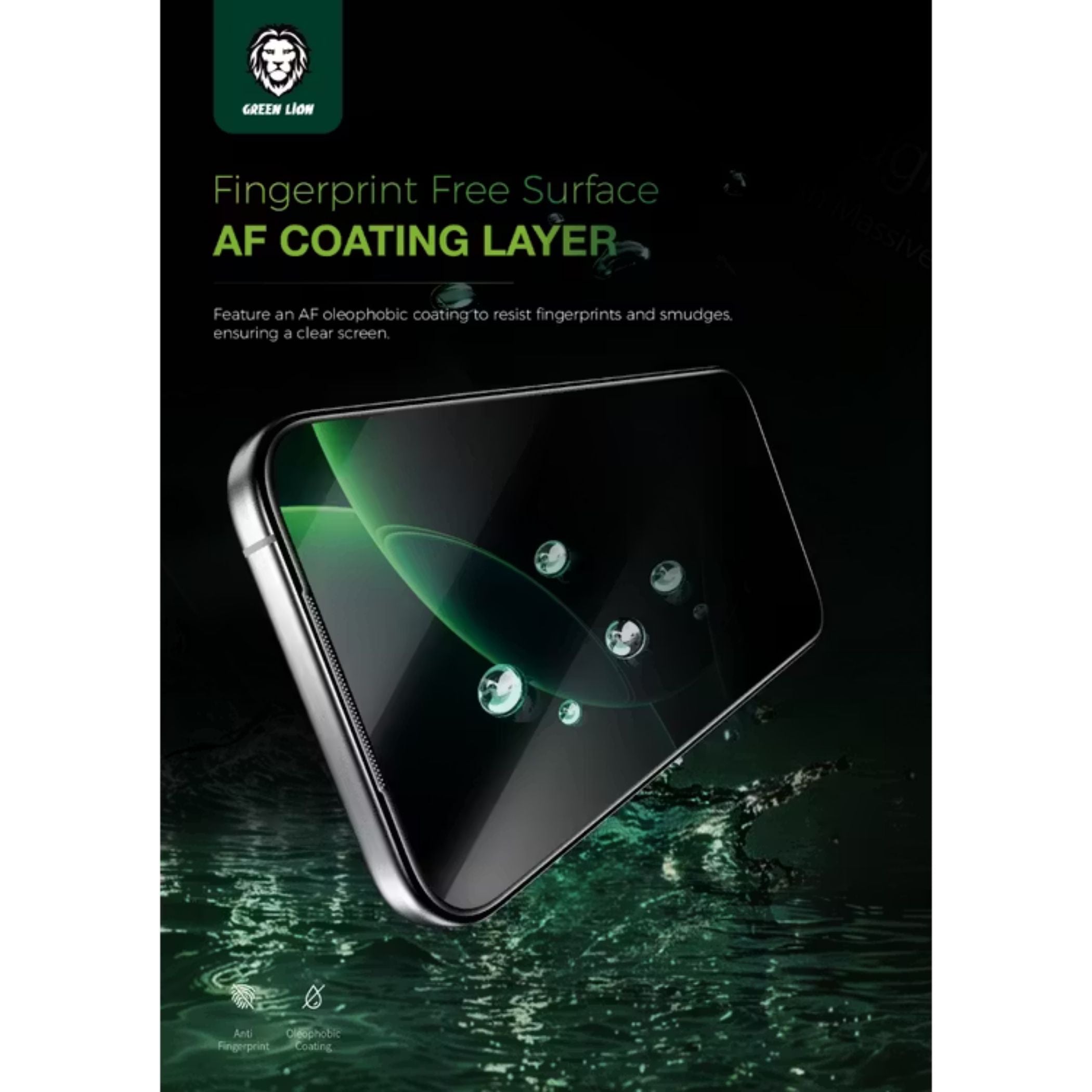 Green Lion Diego Pet Privacy 3D Full Curved Glass for iPhone 17 Pro Max, Anti-Broken Soft Edge, 9H Item Hardness, Crystal Clear, Privacy Protection, Anti-Fingerprint, Anti-Scratch, Oleophobic Coating, Air Bubble Prevention, Ultra-Thin - Black