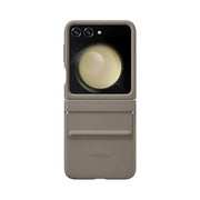 Samsung Galaxy Z Flip5 Flap ECO-Leather Case, Etoupe