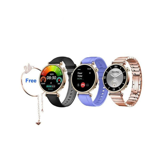 Premium Haino Teko (RW-43) 3 Pair Strap Smartwatches_Gold