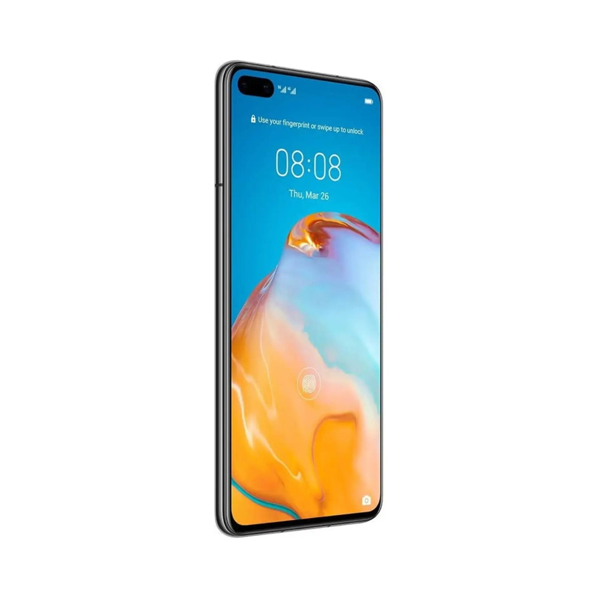 Huawei P40 4G, Dual SIM 8GB RAM 128GB ROM - International Version- Black/Noir