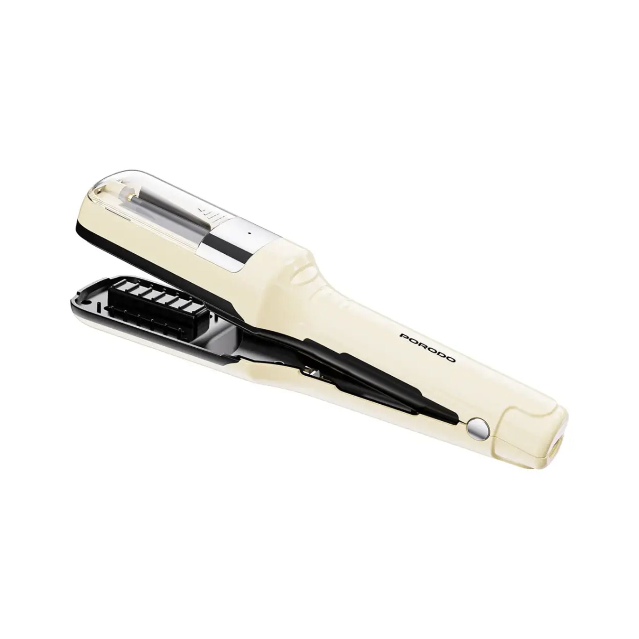 Porodo Lifestyle 2-In-1 Split End Trimmer & Hair Straightener - White
