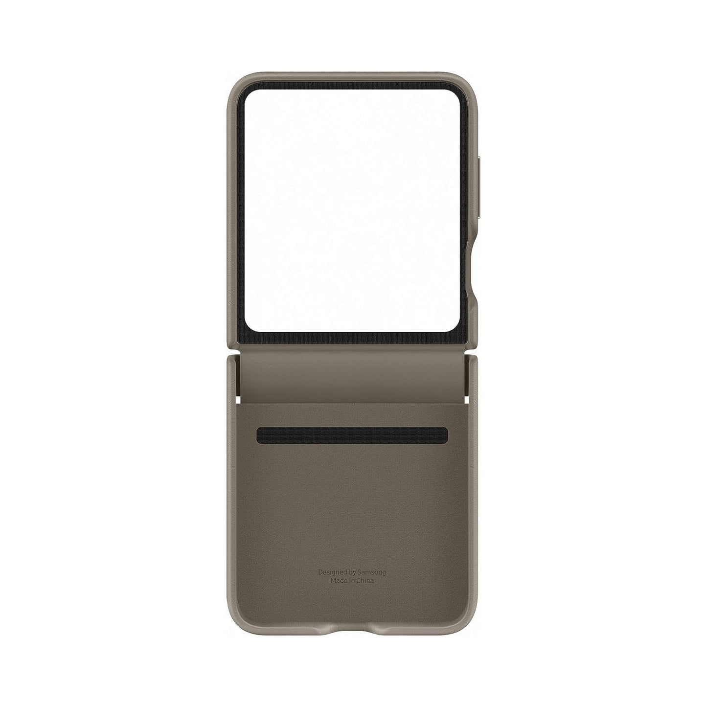 Samsung Galaxy Z Flip5 Flap ECO-Leather Case, Etoupe