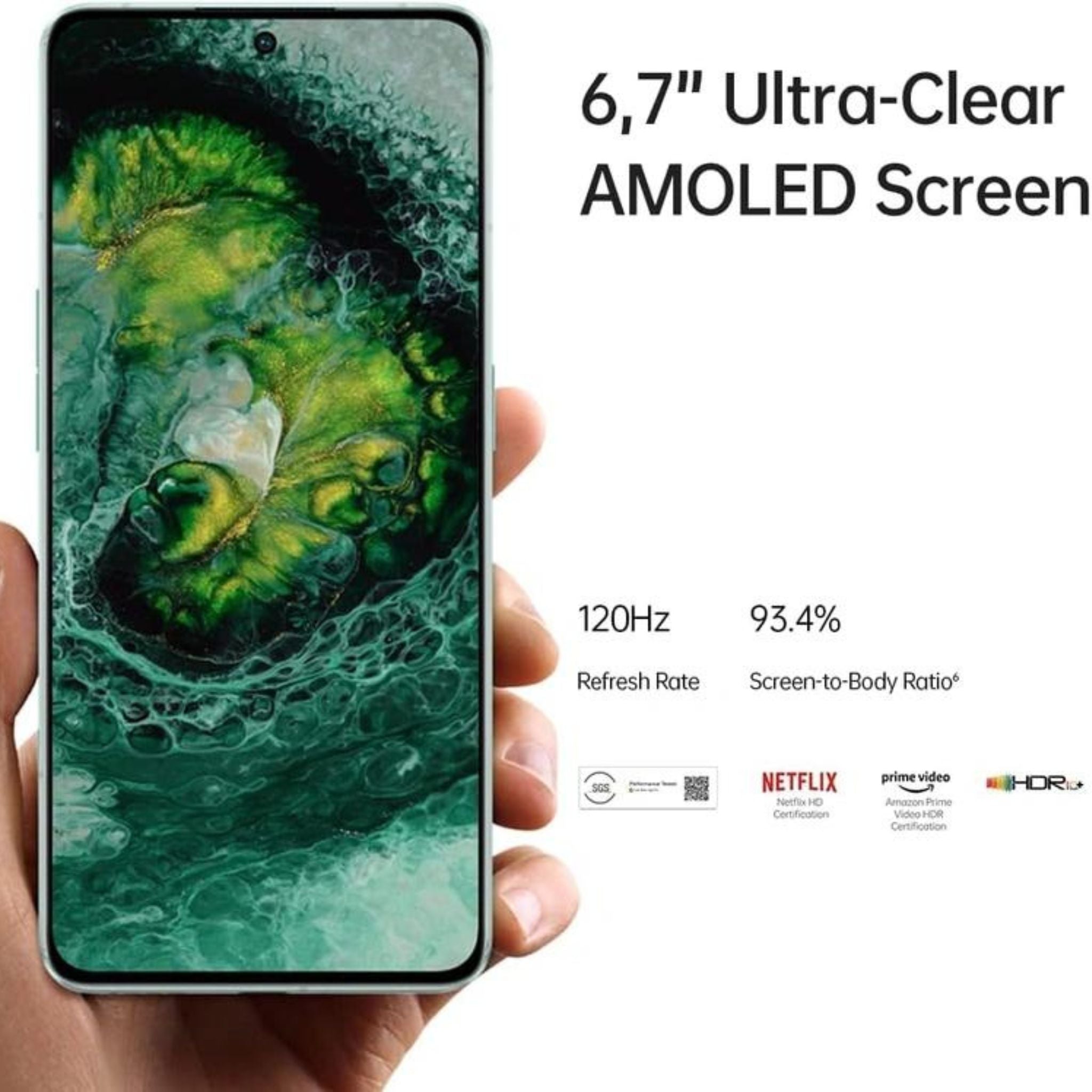 OPPO Reno8 Pro Smartphone, MediaTek Dimensity 8100-MAX 5G, 6.7 120Hz AMOLED screen, 50MP + 8MP + 2MP rear camera, 32MP front camera, RAM 8GB + ROM 256GB, 4500mAh 80W Supervooc- Glazed Black
