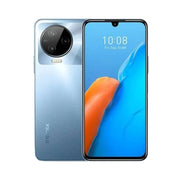 Infinix smartphone showing front and back on a white background