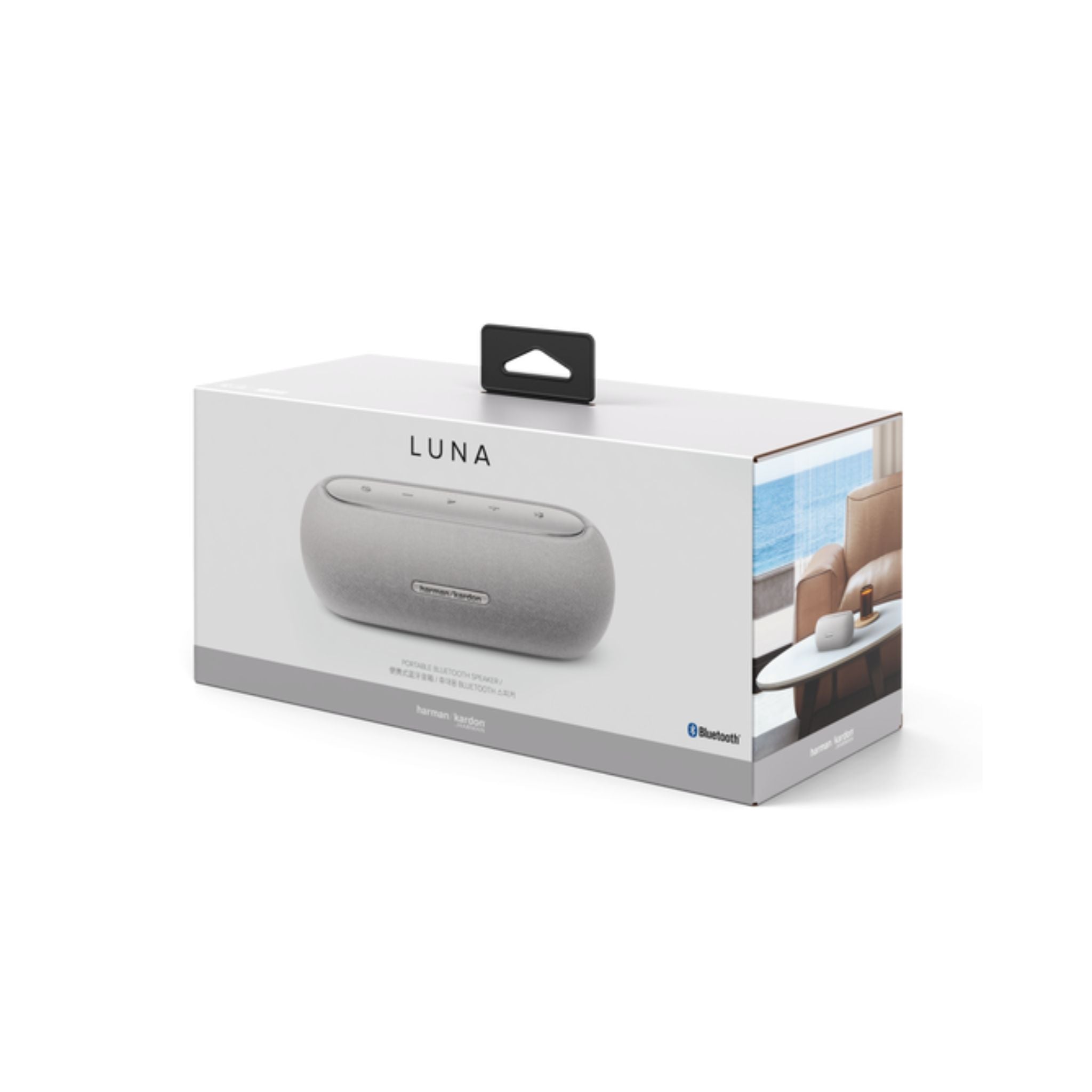 Harman Kardon Luna Elegant Portable Bluetooth Speaker With 12 Hours Of Playtime ,Weight (kgs) 1.13, Charging time (hrs) 2.5, -  Gray