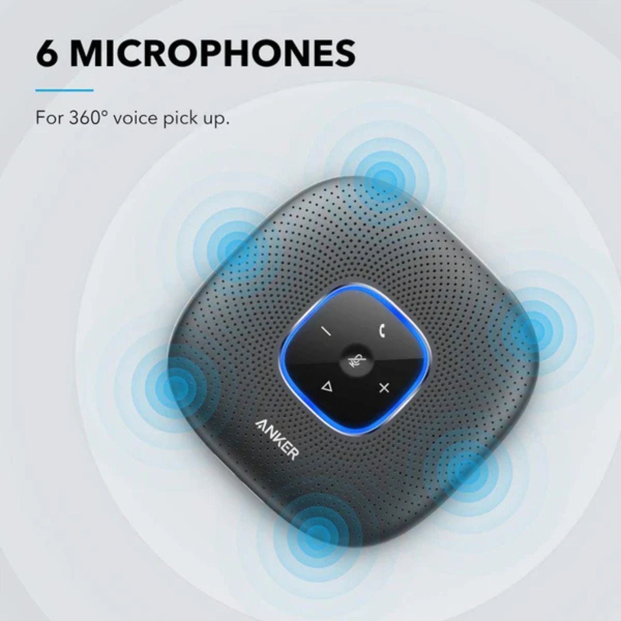 ANKER PowerConf/Bluetooth Or USB Speakerphone_Black