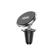 Go-Des 360° Magnetic Car Phone Holder Air Vent Mount with Strong Magnets One-Hand Operation with Anti-Scratch Pad Universal Fit- Black
