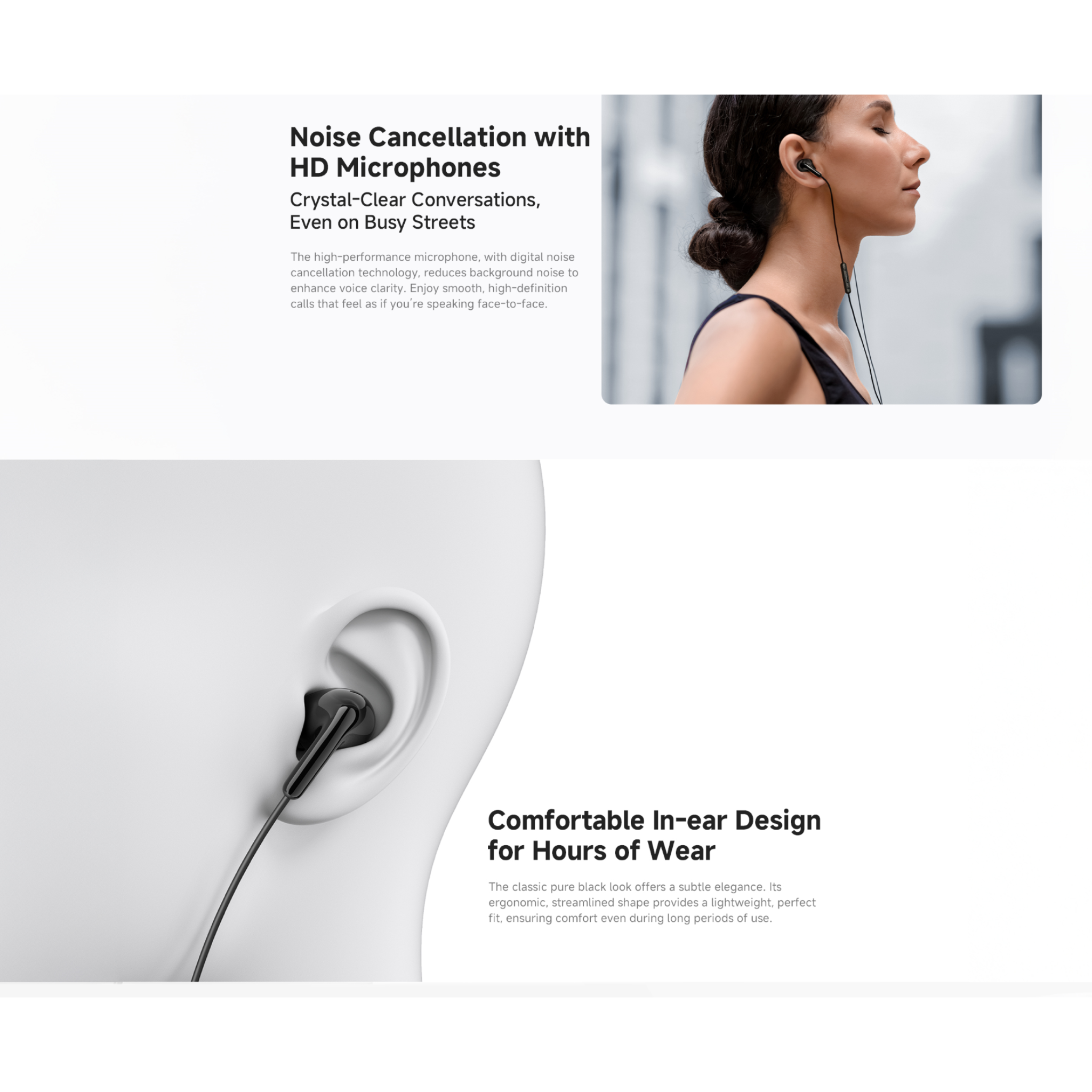 Xiaomi dual driver earphone  (TYPE C) - Black