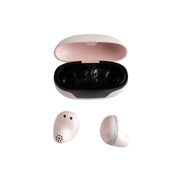 Green Lion Mini Pods with Digital Display, Lightweight Design, Long Battery Life, Multi-use Key, 10m Effective Distance, 4 Hours Earphone Playtime - Pink