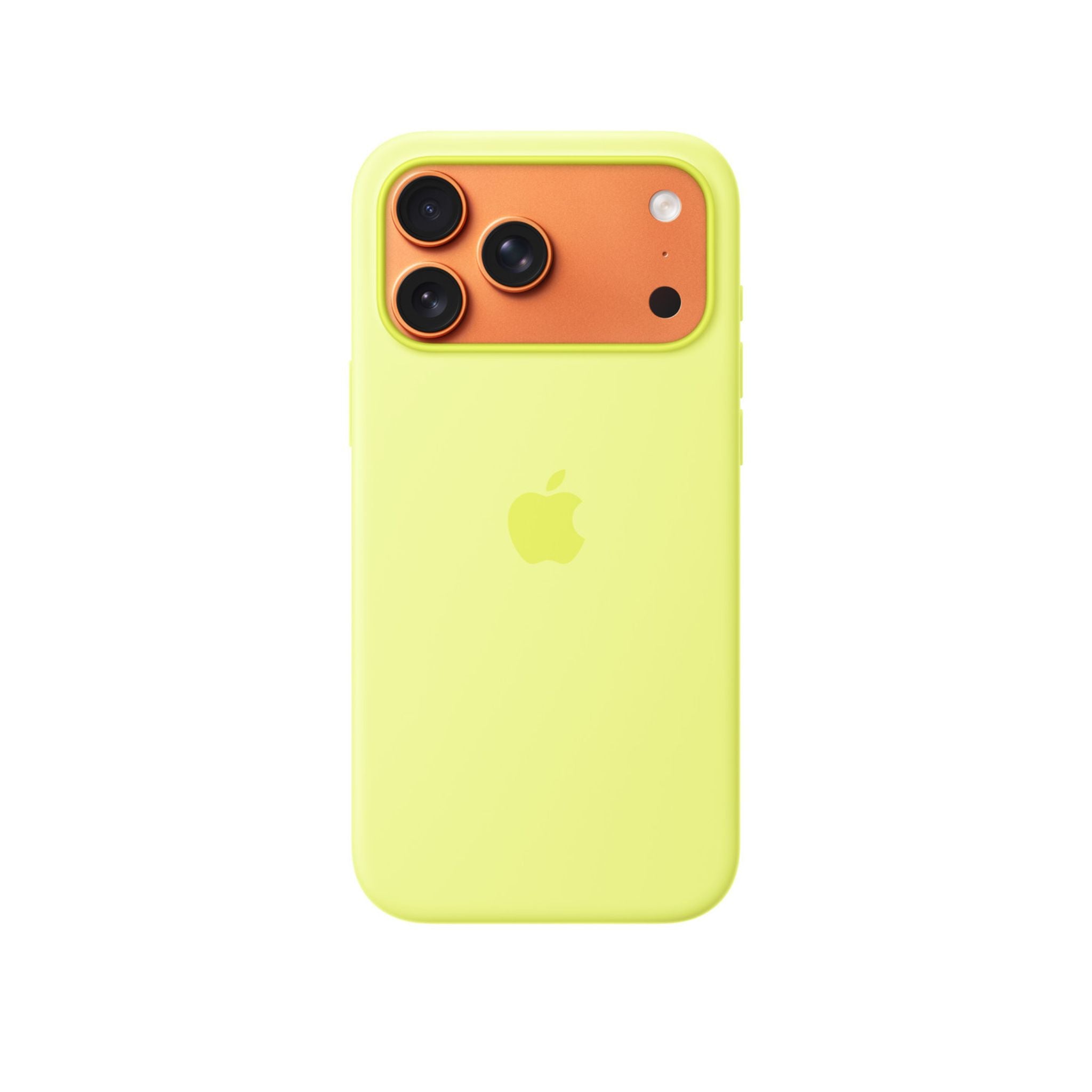 Apple iPhone 17 Pro Max Silicone Case with MagSafe – Neon Yellow